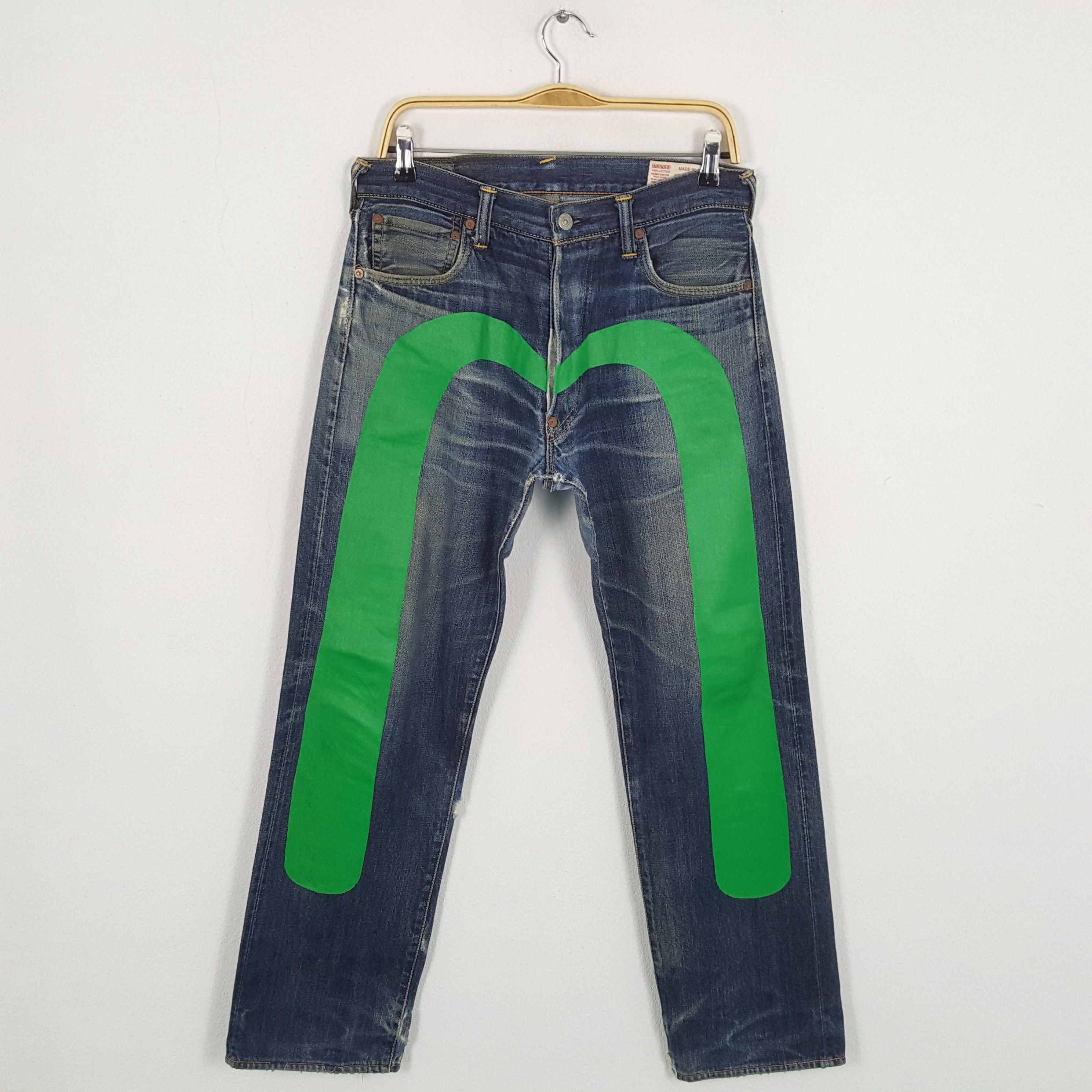 Evisu × Japanese Brand × Vintage Vintage EVISU Japanese Brand Daicock Custom Denim Jeans Size US 30 / EU 46 - 1 Thumbnail