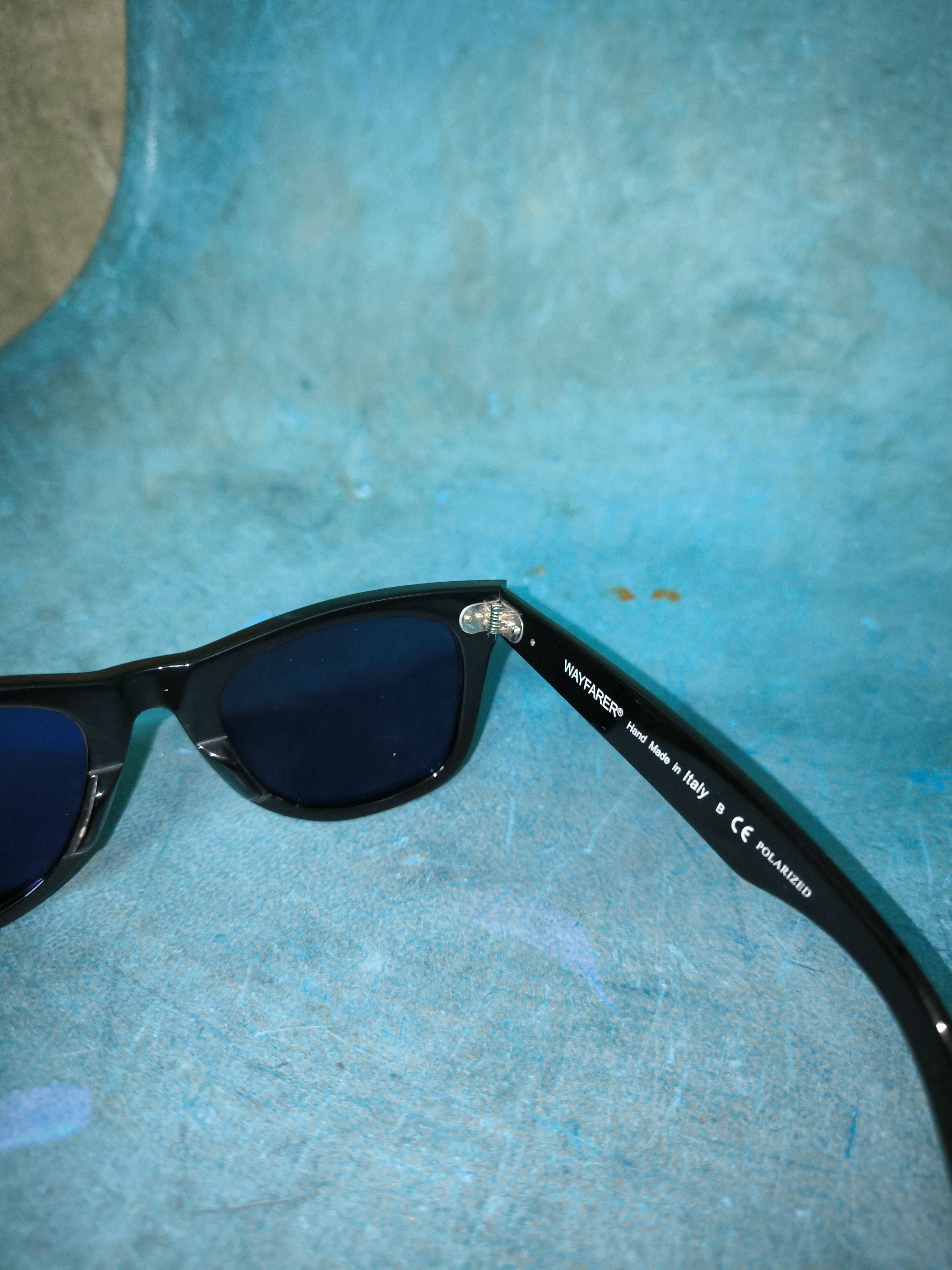 RayBan Wayfarer Blue Lens Polarized Size ONE SIZE - 20 Thumbnail