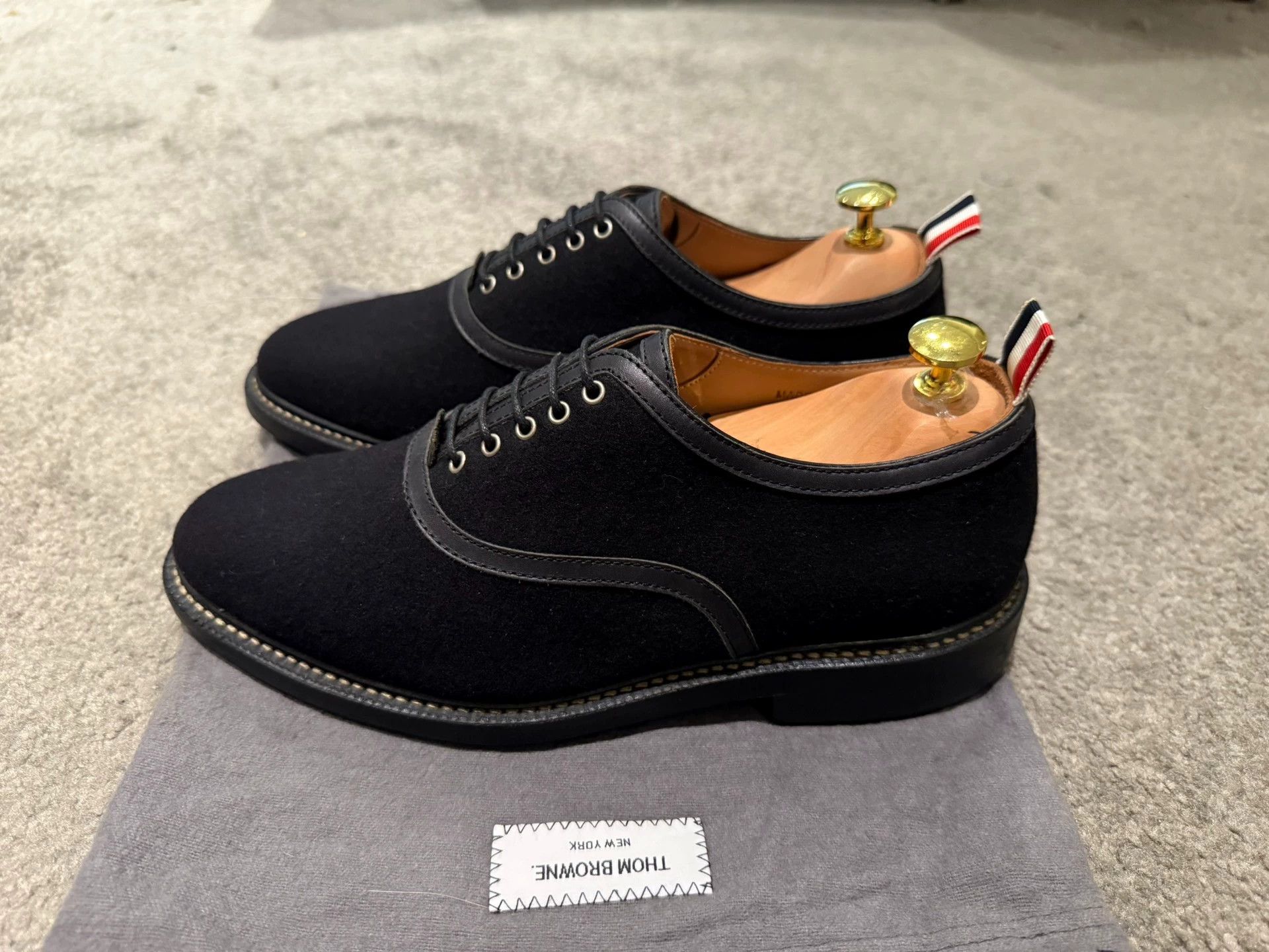 Thom Browne Thom Browne Rare Black Wooden Sole Derby US8 Size US 8 / EU 41 - 2 Thumbnail