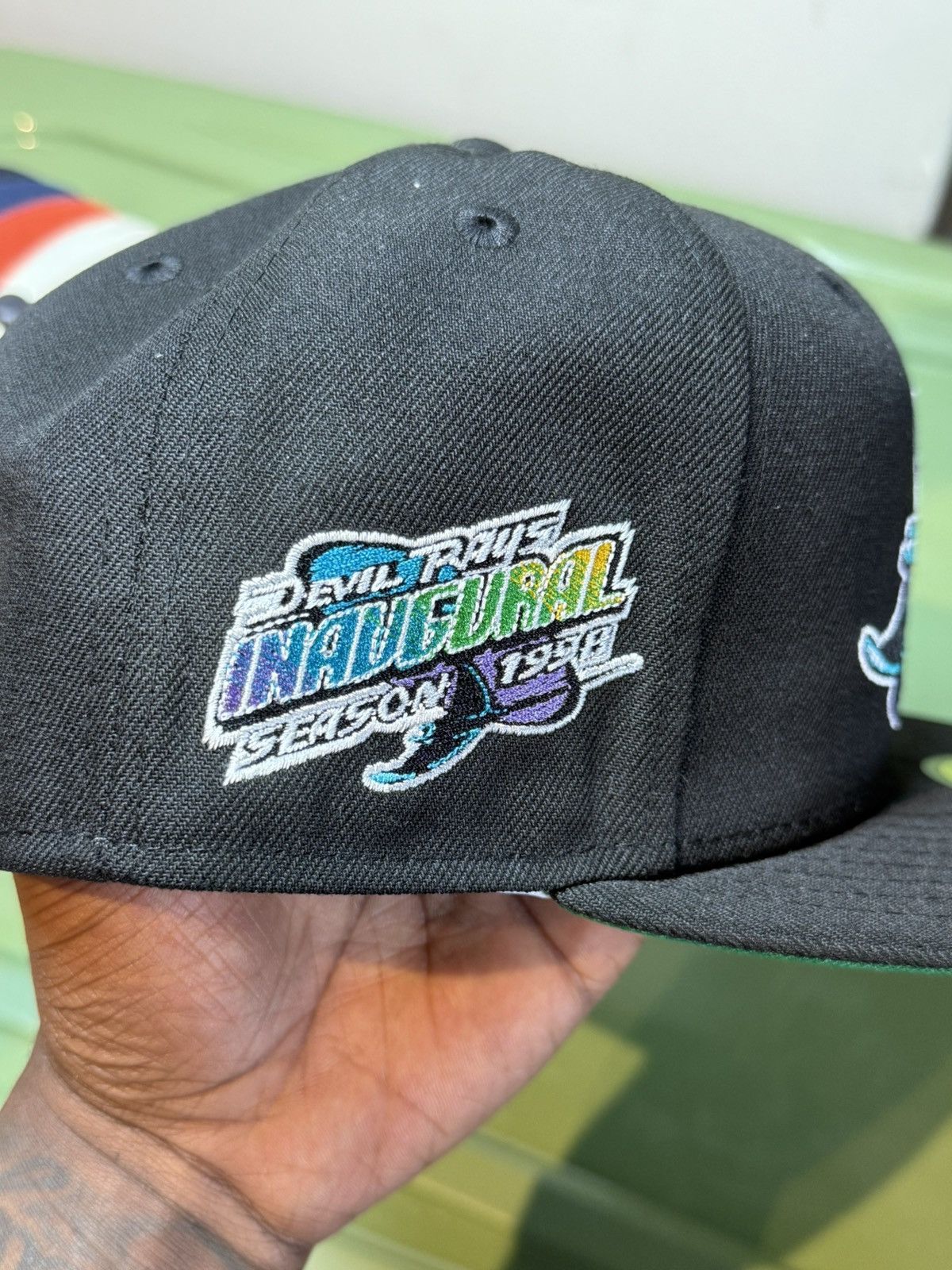 Crown Cap × Hat Club × New Era 7 5/8Tampa Bay Rays 1988 Inaugural Patch Size ONE SIZE - 3 Thumbnail