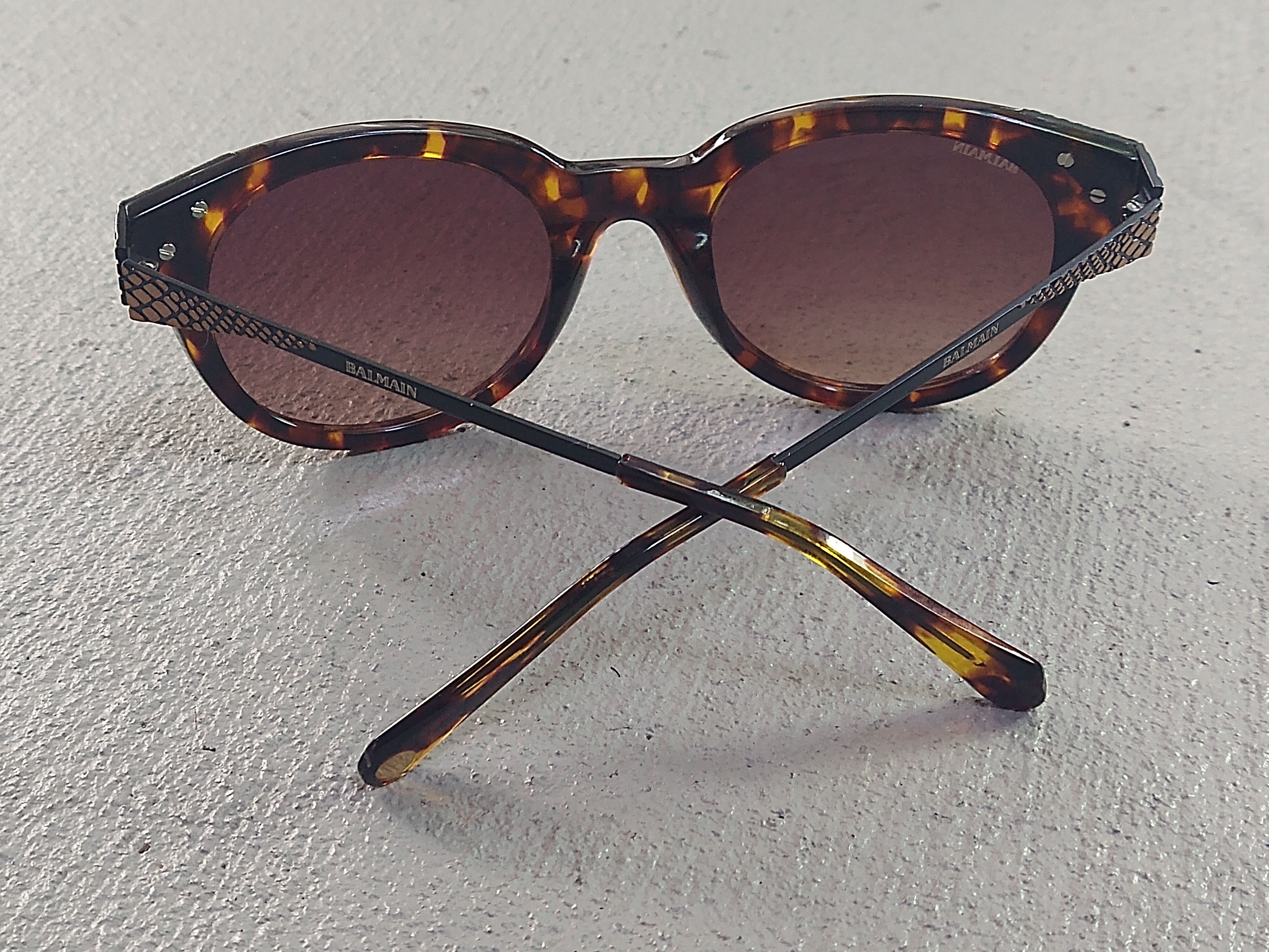 Balmain Balmain Sunglasses BL2082B Brown Tortoise Cat Eye Size ONE SIZE - 6 Thumbnail