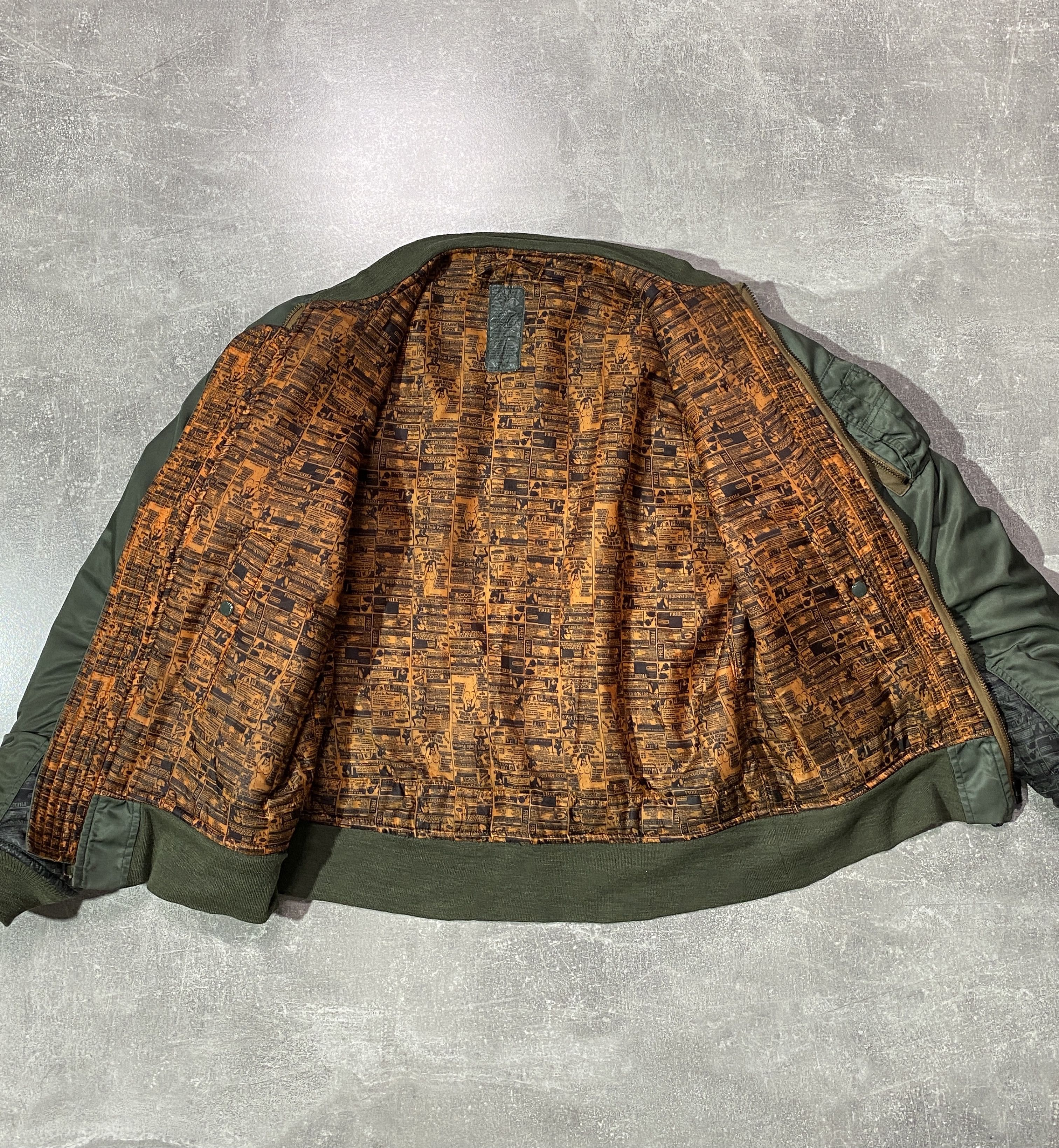 Japanese Brand Vintage 00s WTAPS TABOO VIDEOS MA1 JACKET MILITARY STYLE Size US M / EU 48-50 / 2 - 7 Thumbnail