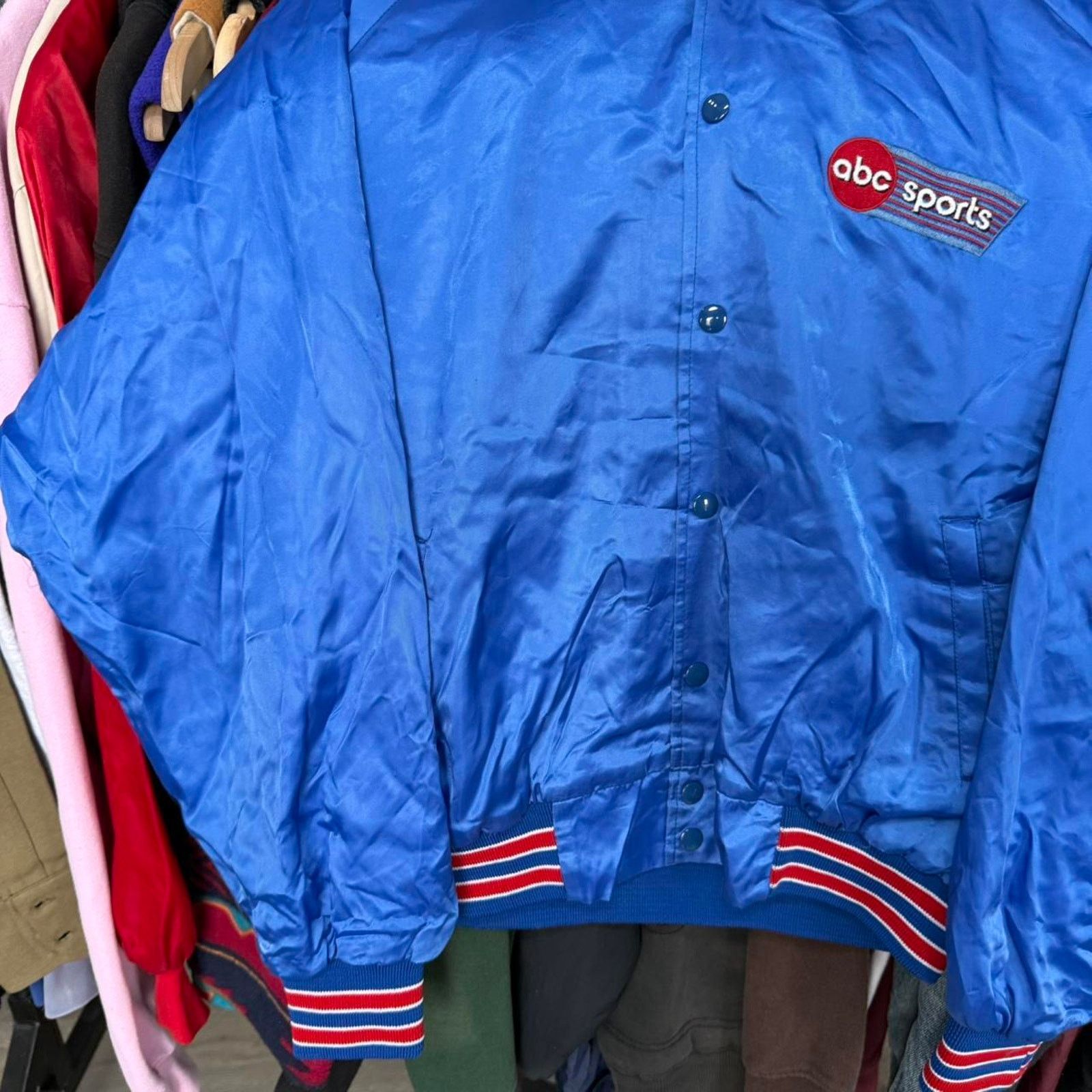 Other Vintage 1973 ABC Sports Nylon Bomber Jacket Size US XL / EU 56 / 4 - 5 Thumbnail