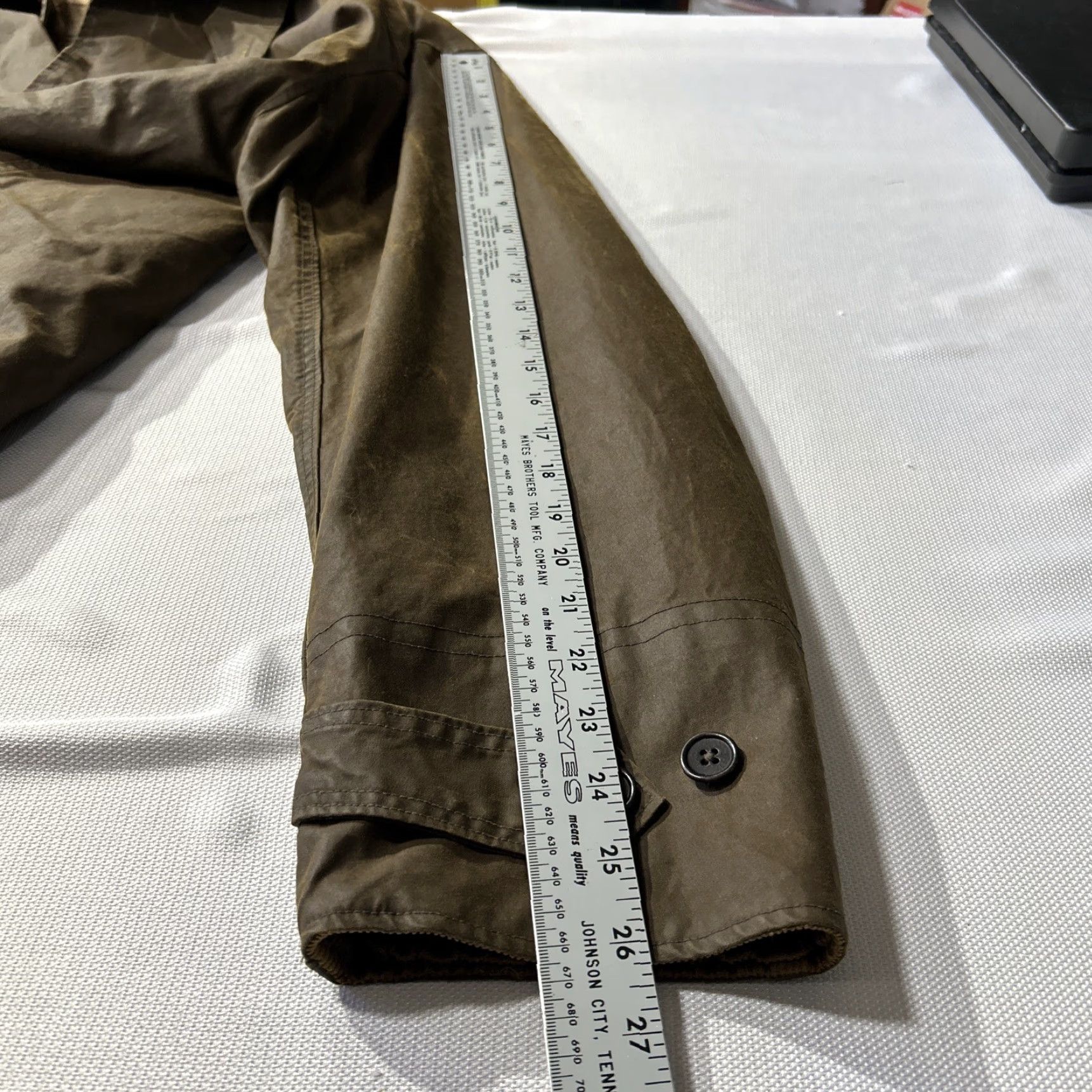 Ralph Lauren VINTAGE Ralph Lauren Double RL Oiled Cloth Waxed Trench Coat Chore Jacket Corduroy Men 2XL Brown Waxed Cotton Canvas 90s Western Coat Mens Size US XXL / EU 58 / 5 - 7 Thumbnail