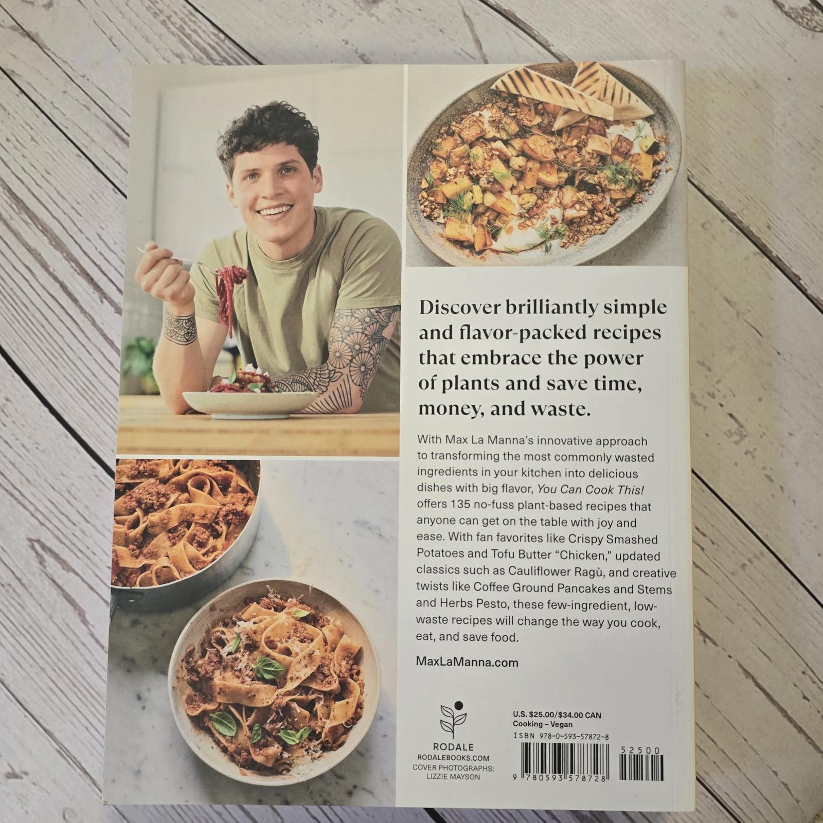 Designer You Can Cook This! by Max La Manna - Vegan Cookbook Size ONE SIZE - 2 Thumbnail