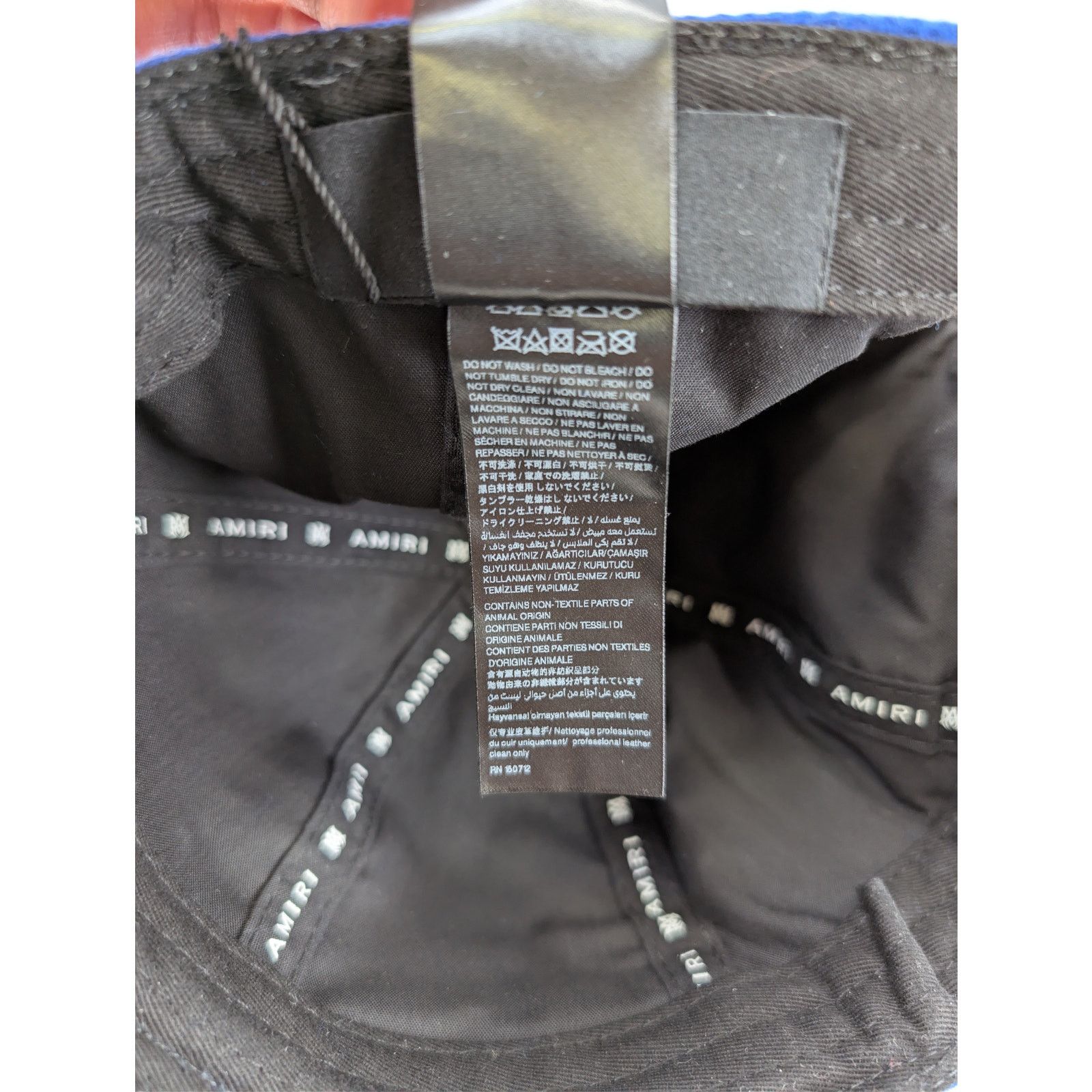 Amiri o1rshd1 Q:3/ Size: OS/ Dream Team Two-Tone Cap / Hat in Blue Size ONE SIZE - 17 Thumbnail