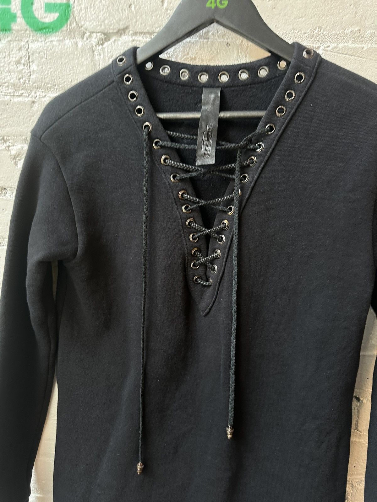 Chrome Hearts CHROME HEARTS HIPPIE TIE UP CROSS PATCH COCHELLA SHIRT Size US S / EU 44-46 / 1 - 5 Thumbnail