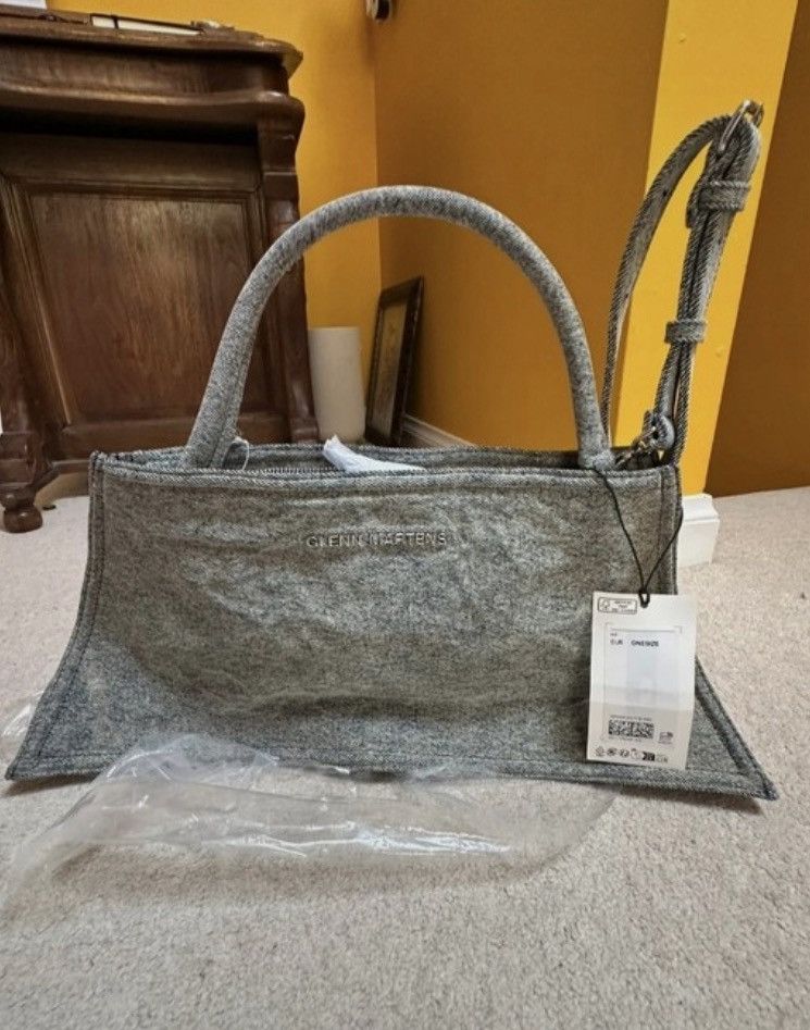 H&M H&M Glenn Martens Blue Purse Denim Viral Size ONE SIZE - 1 Thumbnail
