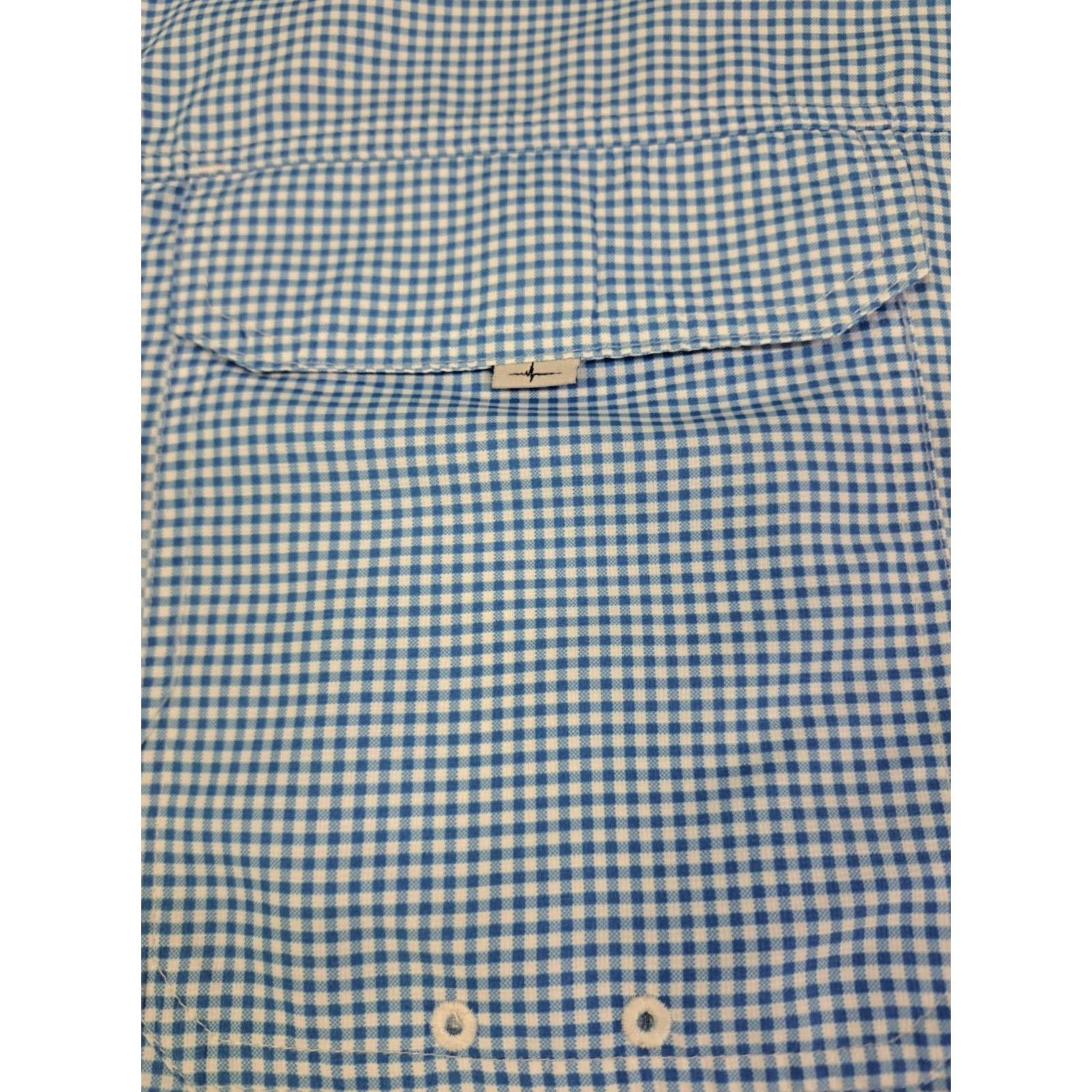 Habitat Habit Mens Blue Long Sleeve Button Down Shirt Vented Outdoor Fishing 2XL #6198 Size US XXL / EU 58 / 5 - 7 Thumbnail