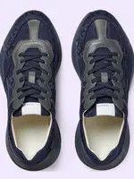 Gucci oc11z1025 Macro GG Fabric Sneakers in Blue Size US 8.5 / EU 41-42 - 5 Thumbnail