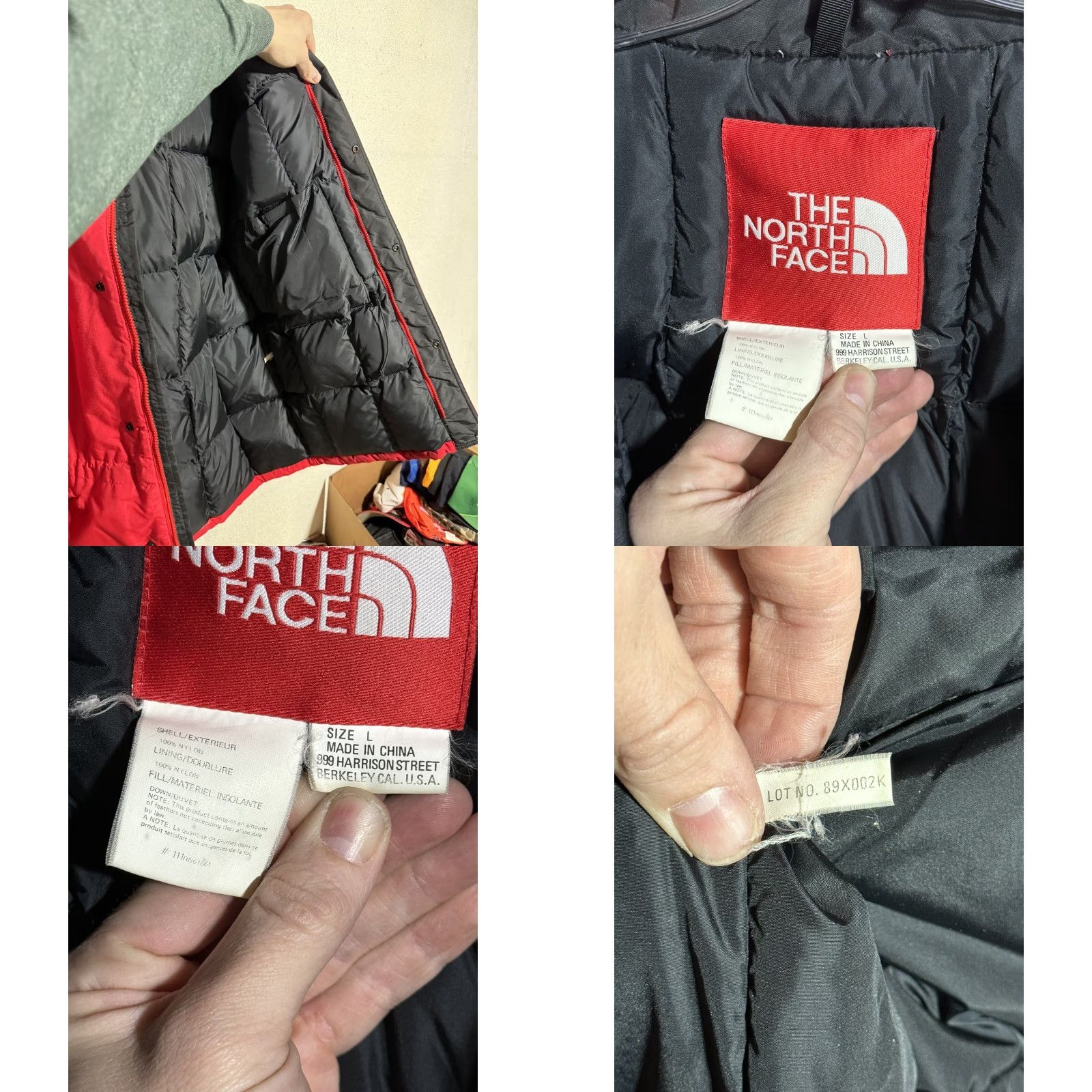 The North Face VINTAGE The North Face Red Label Goose Down Puffer Parka Jacket L Men's Red 80s Outdoor Insulated Size US L / EU 52-54 / 3 - 9 Thumbnail