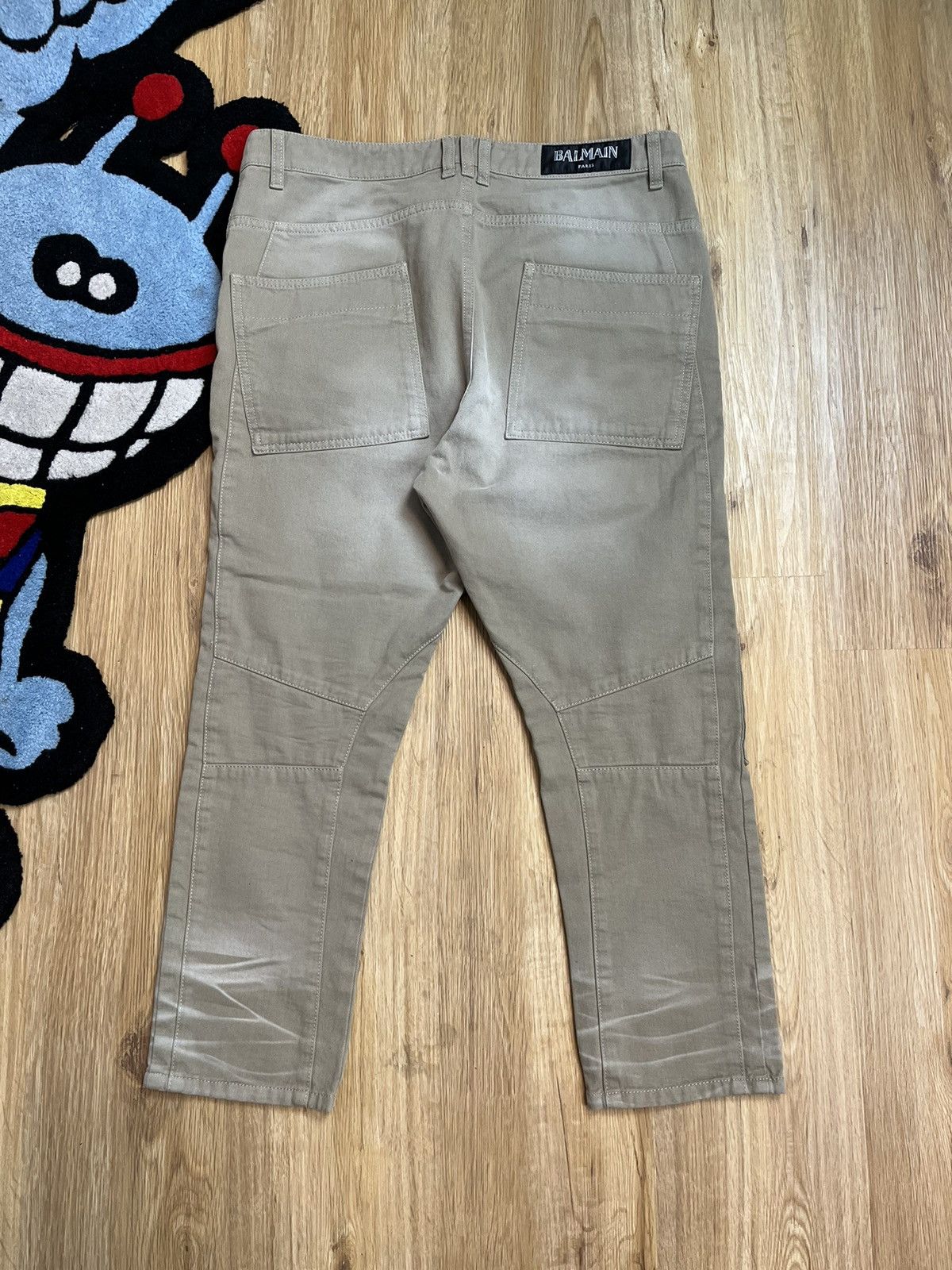 Balmain Cropped balmain drop crotch Pants Size US 31 - 2 Thumbnail