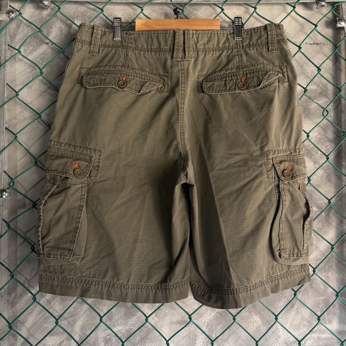 Timberland Vintage Timberland Cargo Shorts Men 34 Green Baggy Military Size US 34 / EU 50 - 4 Thumbnail