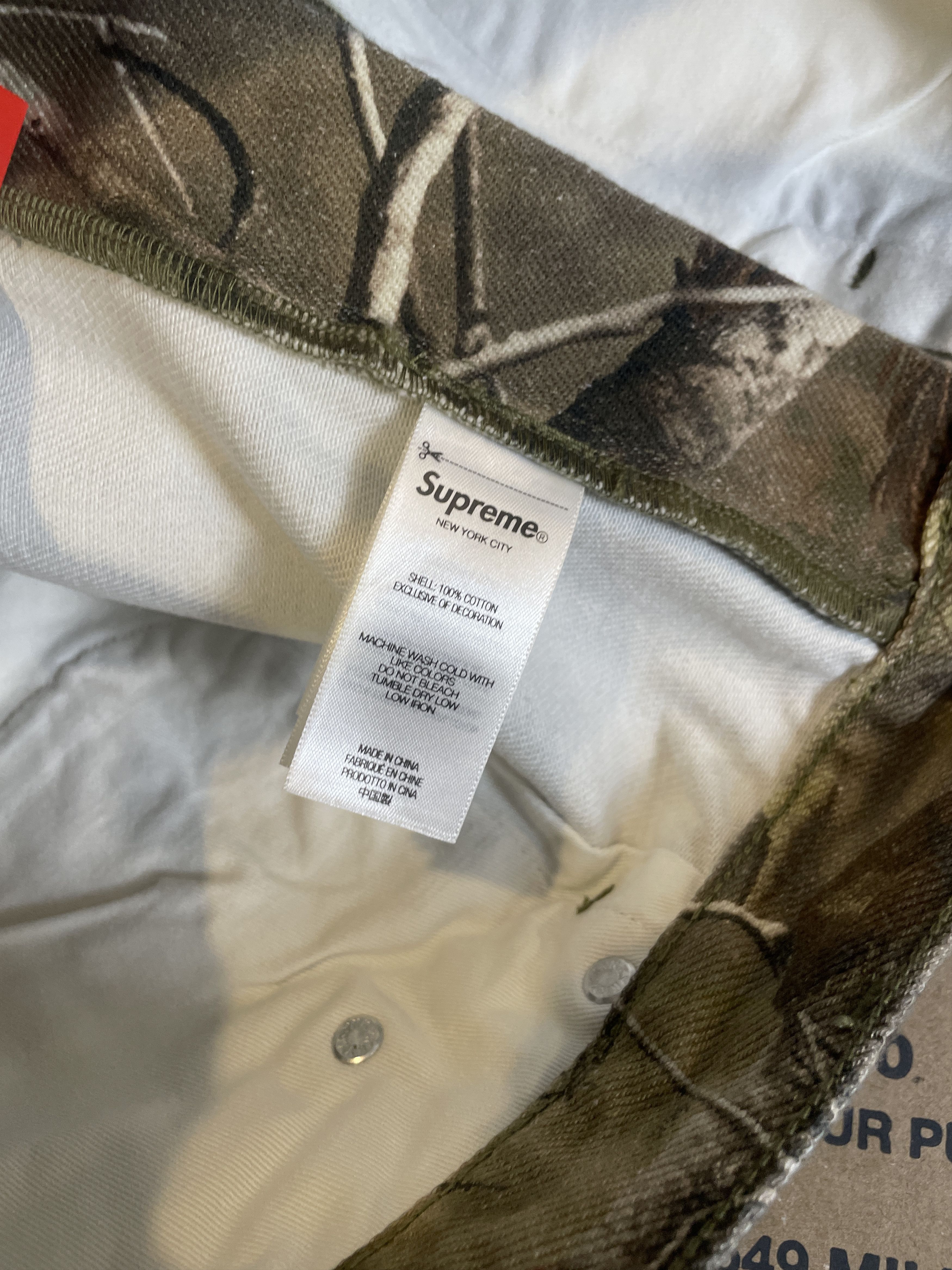 Supreme REAL TREE BAGGY JEAN Size US 30 / EU 46 - 14 Thumbnail