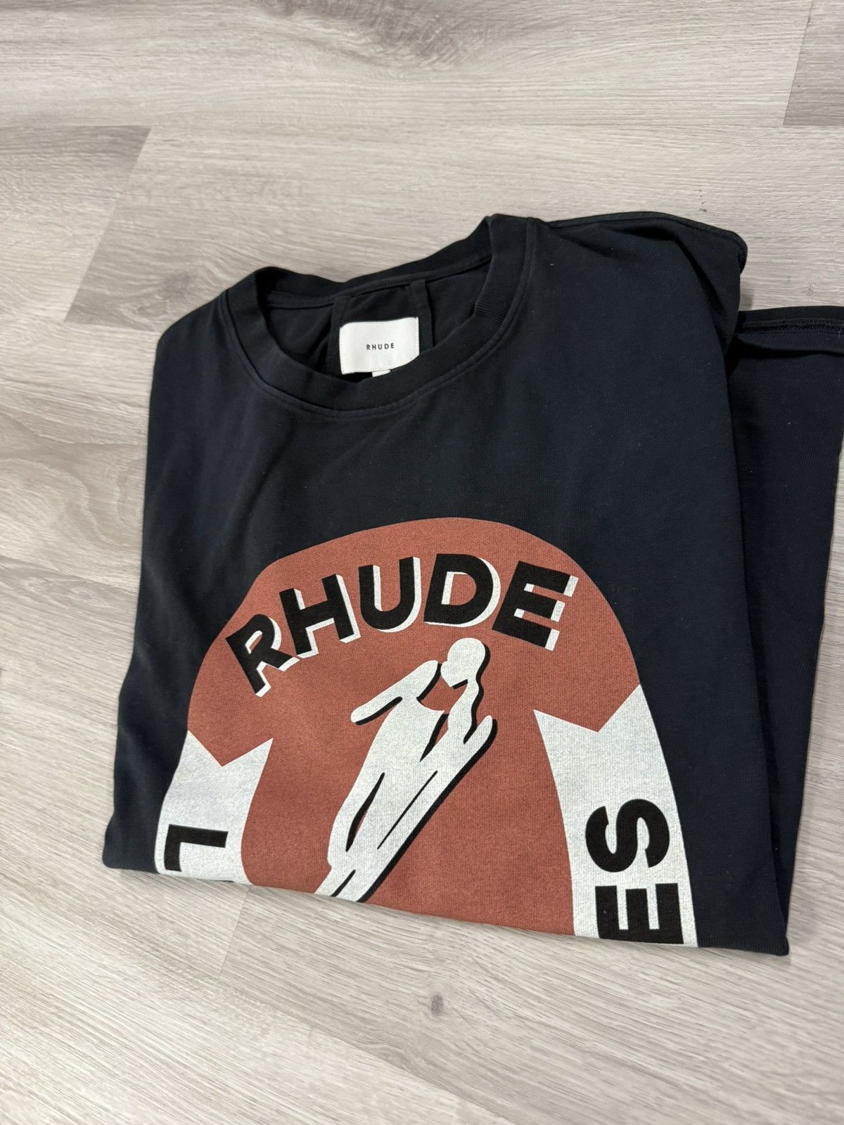 Rhude RHUDE Les Deux Alpes Ski Club Tee – Black Size US XXL / EU 58 / 5 - 4 Thumbnail
