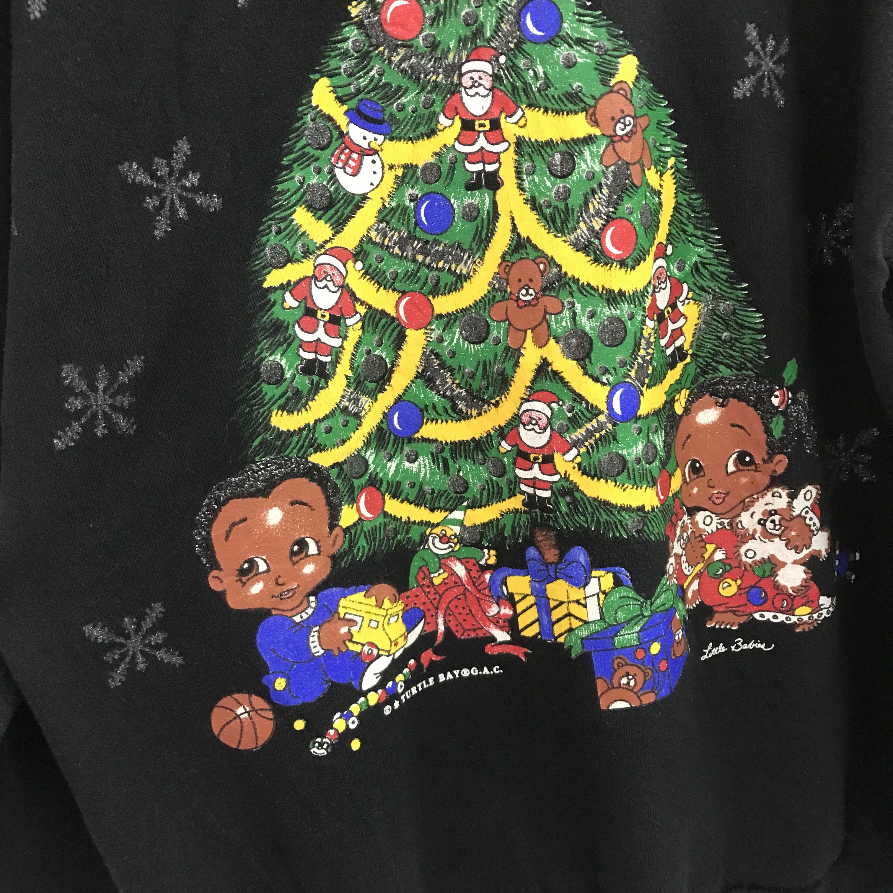 Vintage Vintage 90s Graphics Christmas Party Black - 5552 Size US L / EU 52-54 / 3 - 8 Thumbnail