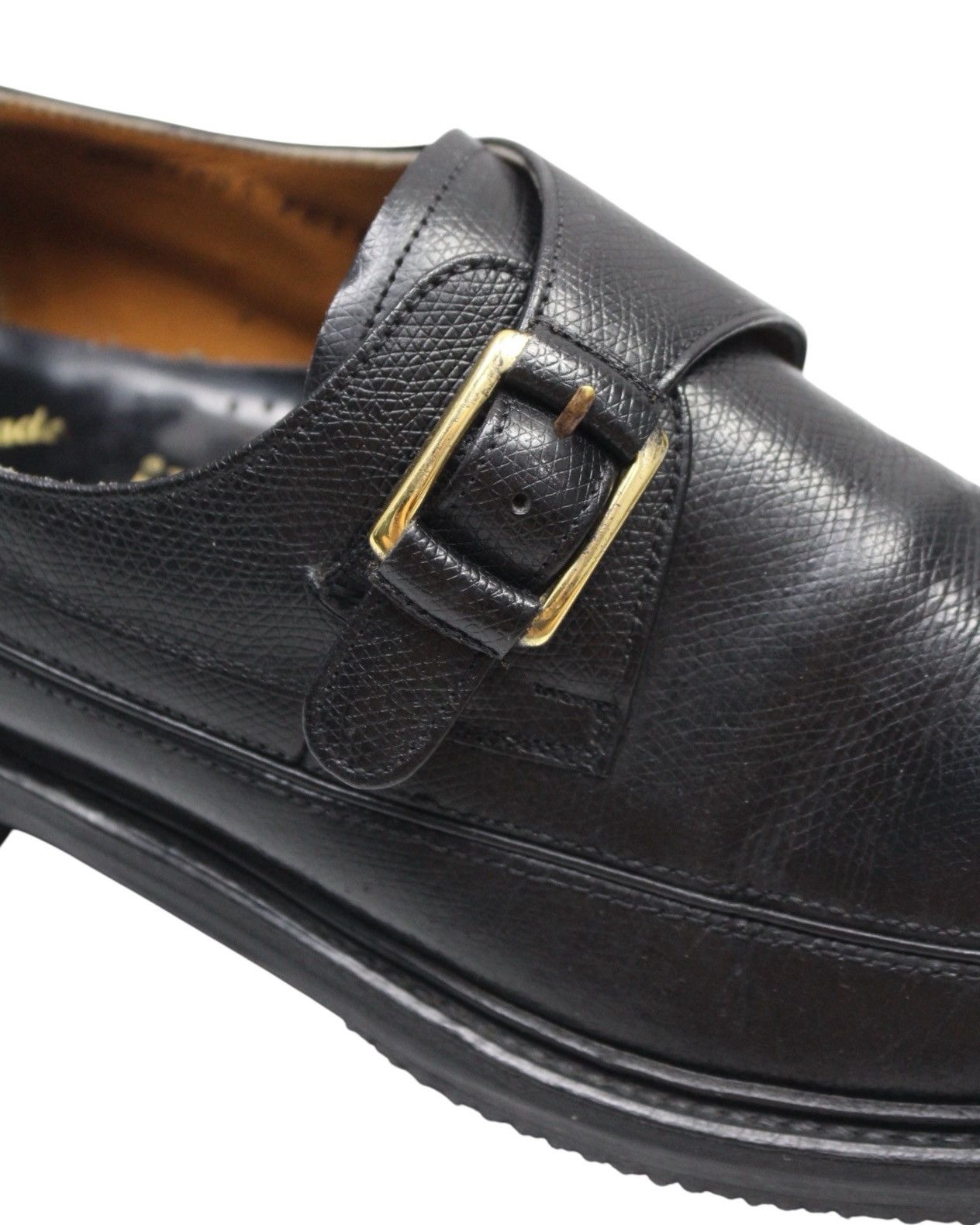 Japanese Brand × REGAL × Vintage 1990S REGAL IMPERIAL GRADE BLACK MONK STRAP SHOES Size US 8 / EU 41 - 9 Thumbnail