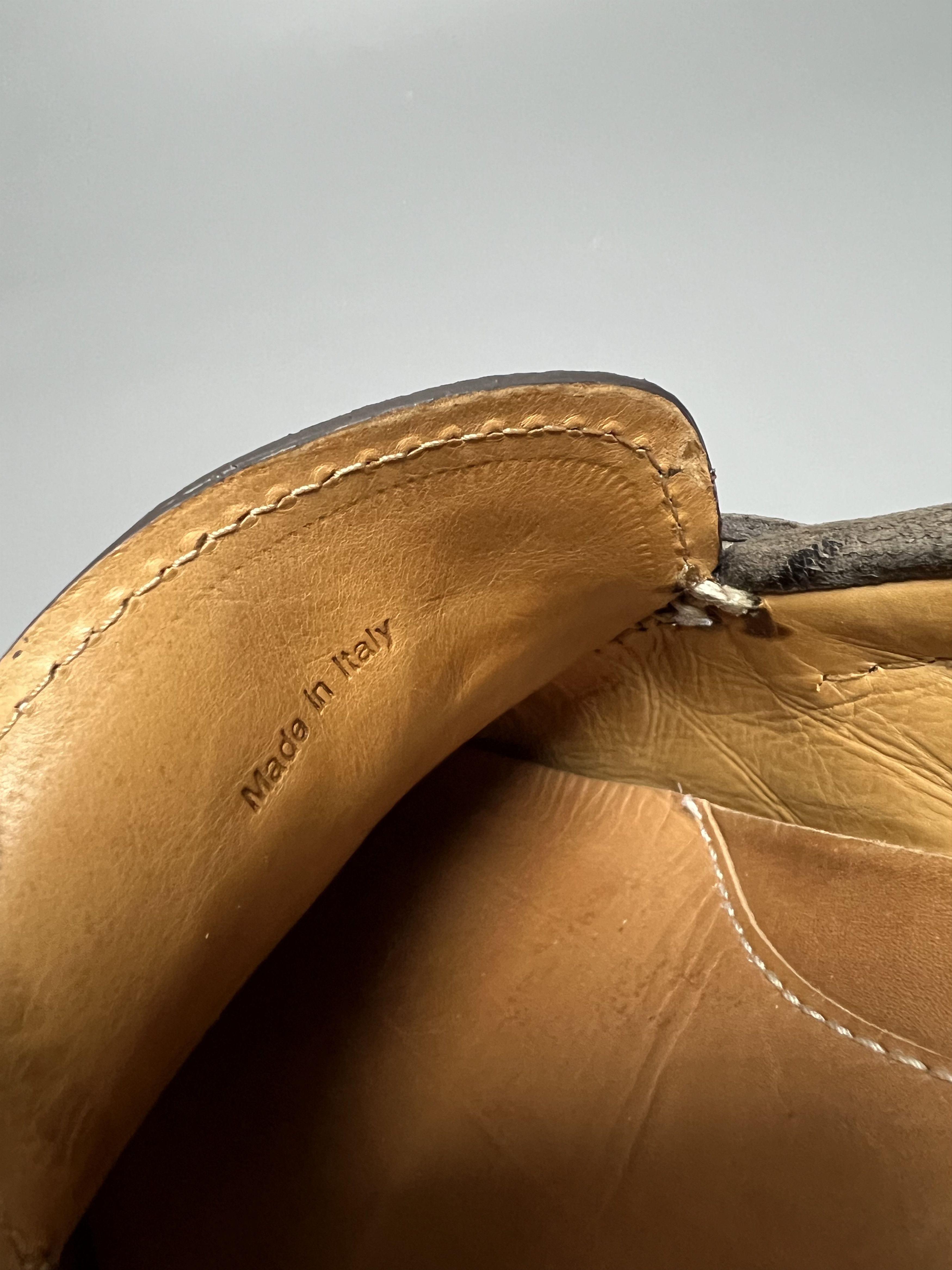 Prada Prada Vintage Brown Leather Loafers Moccasins Size US 7.5 / EU 40-41 - 20 Thumbnail