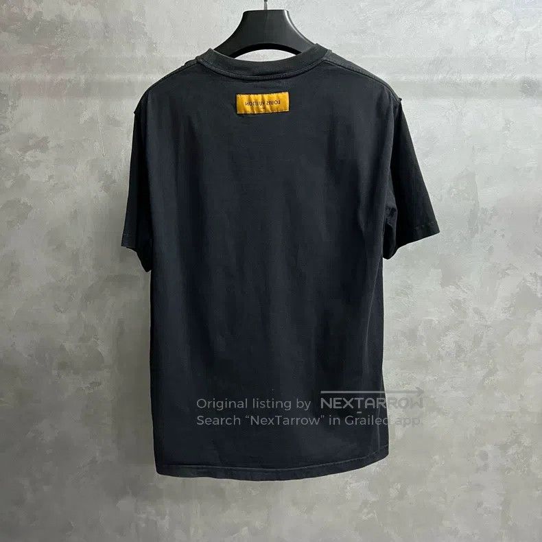 Louis Vuitton Louis Vuitton Black Logo Solid Short Sleeve Size US XL / EU 56 / 4 - 6 Thumbnail