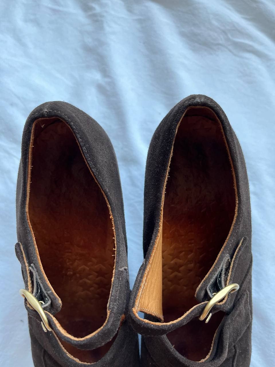 Designer Chie Mihara vintage brown suede Mary Jane heels Size US 6 / IT 36 - 3 Thumbnail