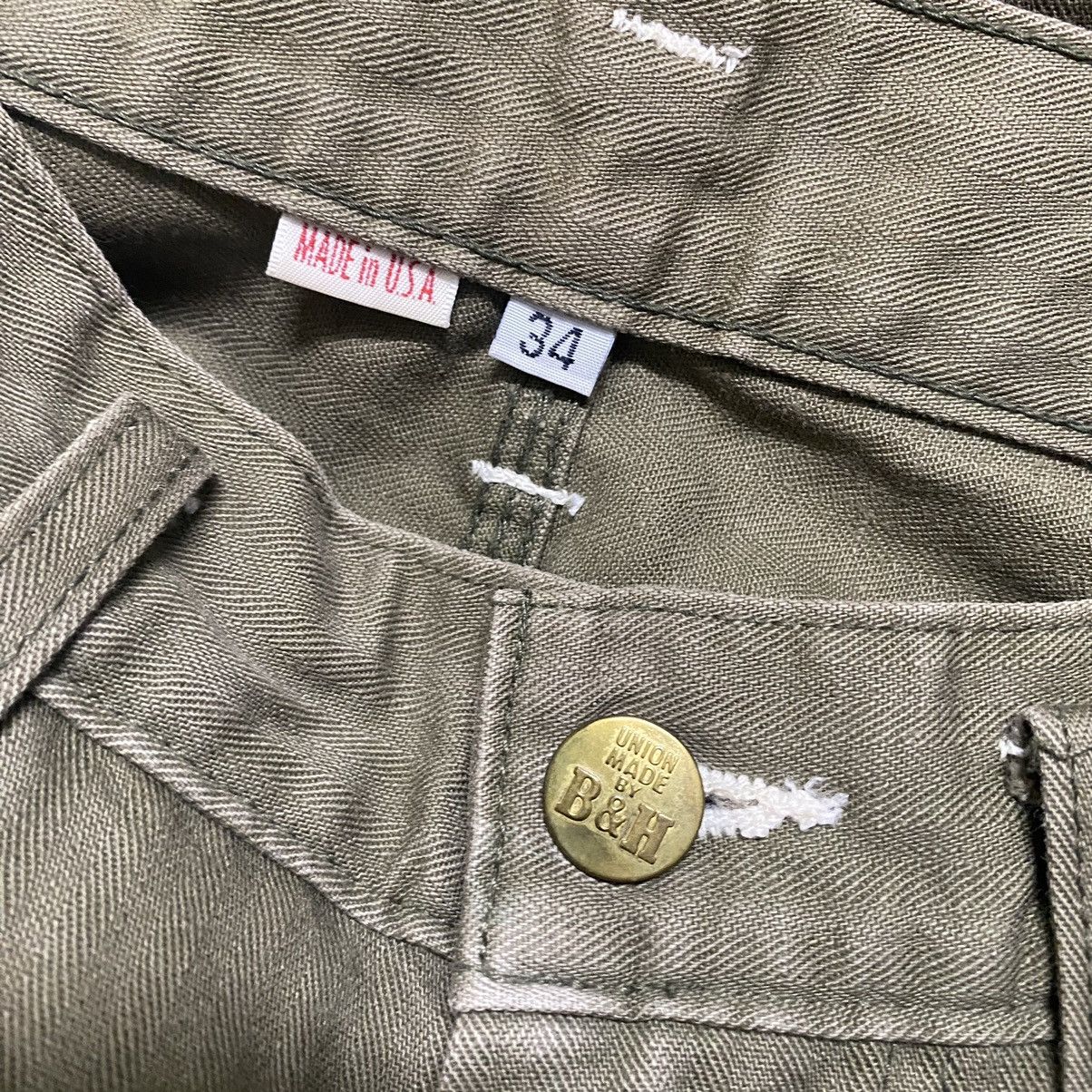 Vintage BALANCE+HARMONY KEMPEL Union Made HBT Work Pants Sunfaded Size US 30 / EU 46 - 16 Thumbnail