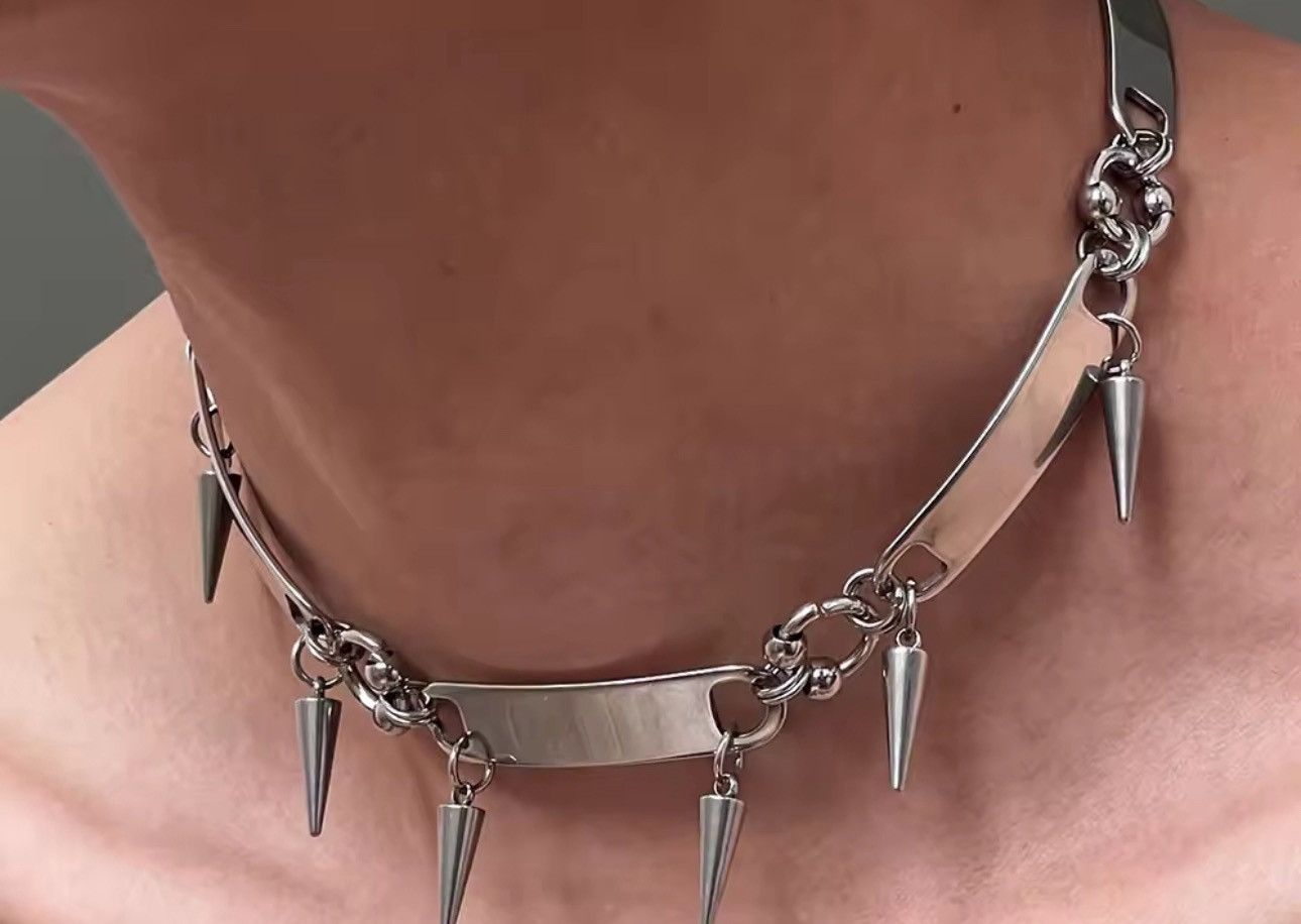 Jewelry Spike Rivet Necklace Size ONE SIZE - 5 Thumbnail