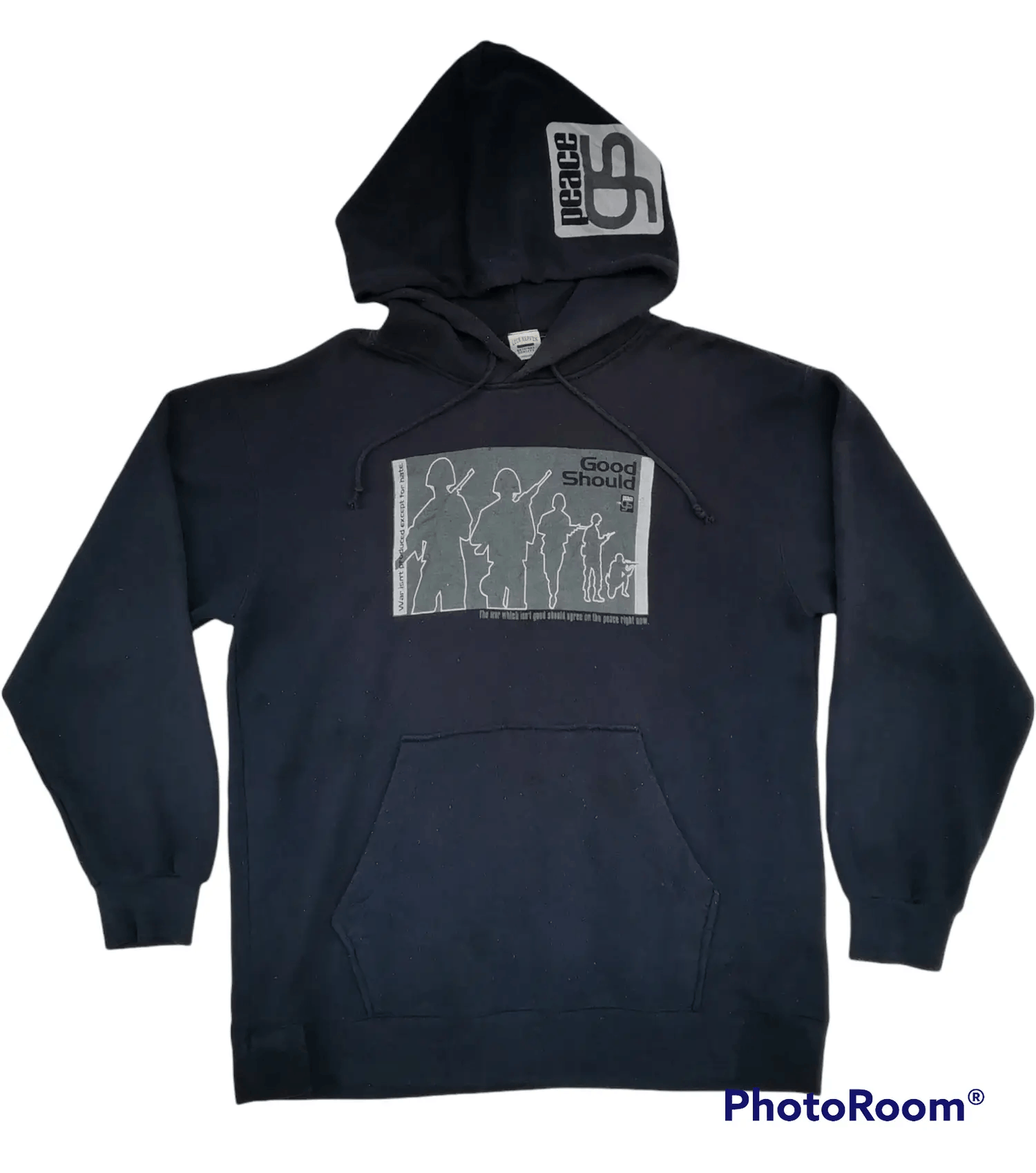 Japanese Brand Rare!!! Peace Good Should Hoodie Sweatshirt Size US M / EU 48-50 / 2 - 1 Thumbnail