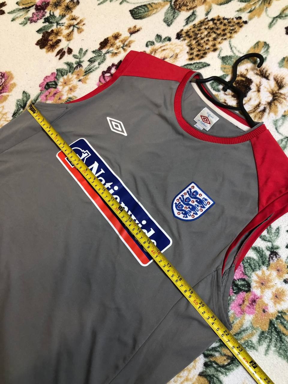 Umbro Vintage Umbro England Training Football Vest Top Size US XXL / EU 58 / 5 - 9 Thumbnail