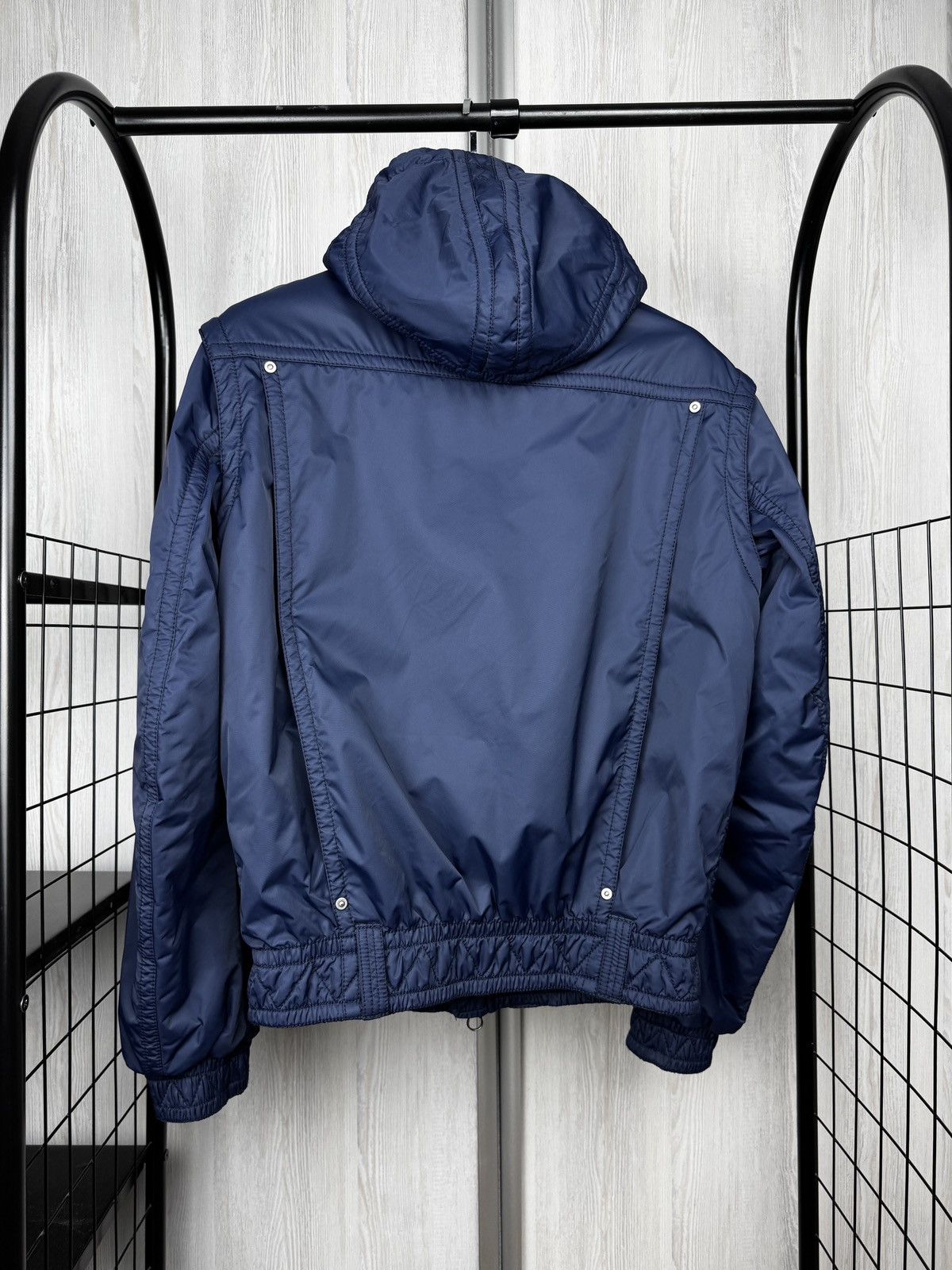 JET SET Jet Set Blue Nylon striped insulated ski jacket Italy sz 2 Size US M / EU 48-50 / 2 - 7 Thumbnail