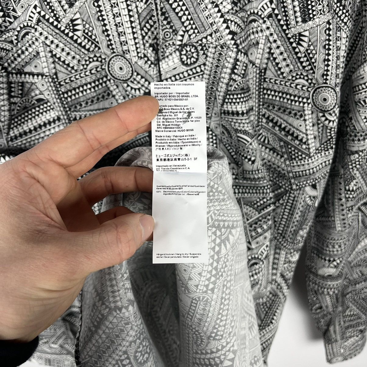 Hugo Boss NWT Hugo Boss x Meissen capsule collection abstract shirt Size US M / EU 48-50 / 2 - 8 Thumbnail