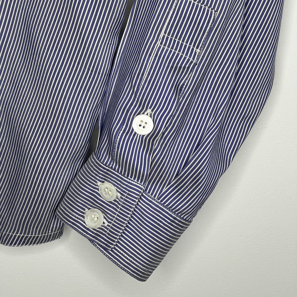 Designer × Jil Sander × Vintage Vintage 90s Jil Sander Silk Shirt Button Up Size M / US 6-8 / IT 42-44 - 6 Thumbnail
