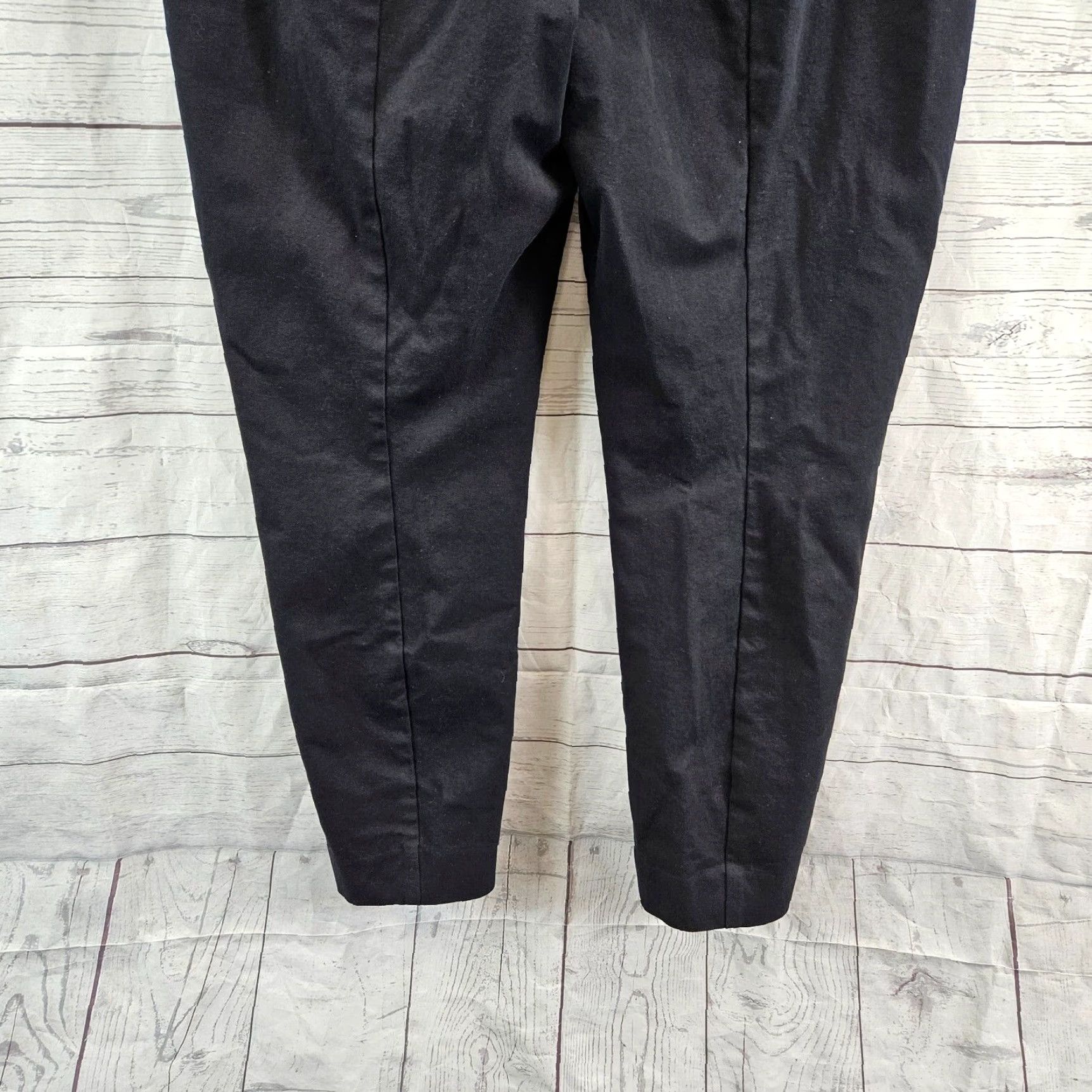 Everlane **Everlane Women's Black Ankle Pants Size 10 Mid Rise Cotton Blend** User: **Everlane Women's Black Ankle Pants Size 10 Mid Rise Cotton Blend** Size 32" / US 10 / IT 46 - 5 Thumbnail