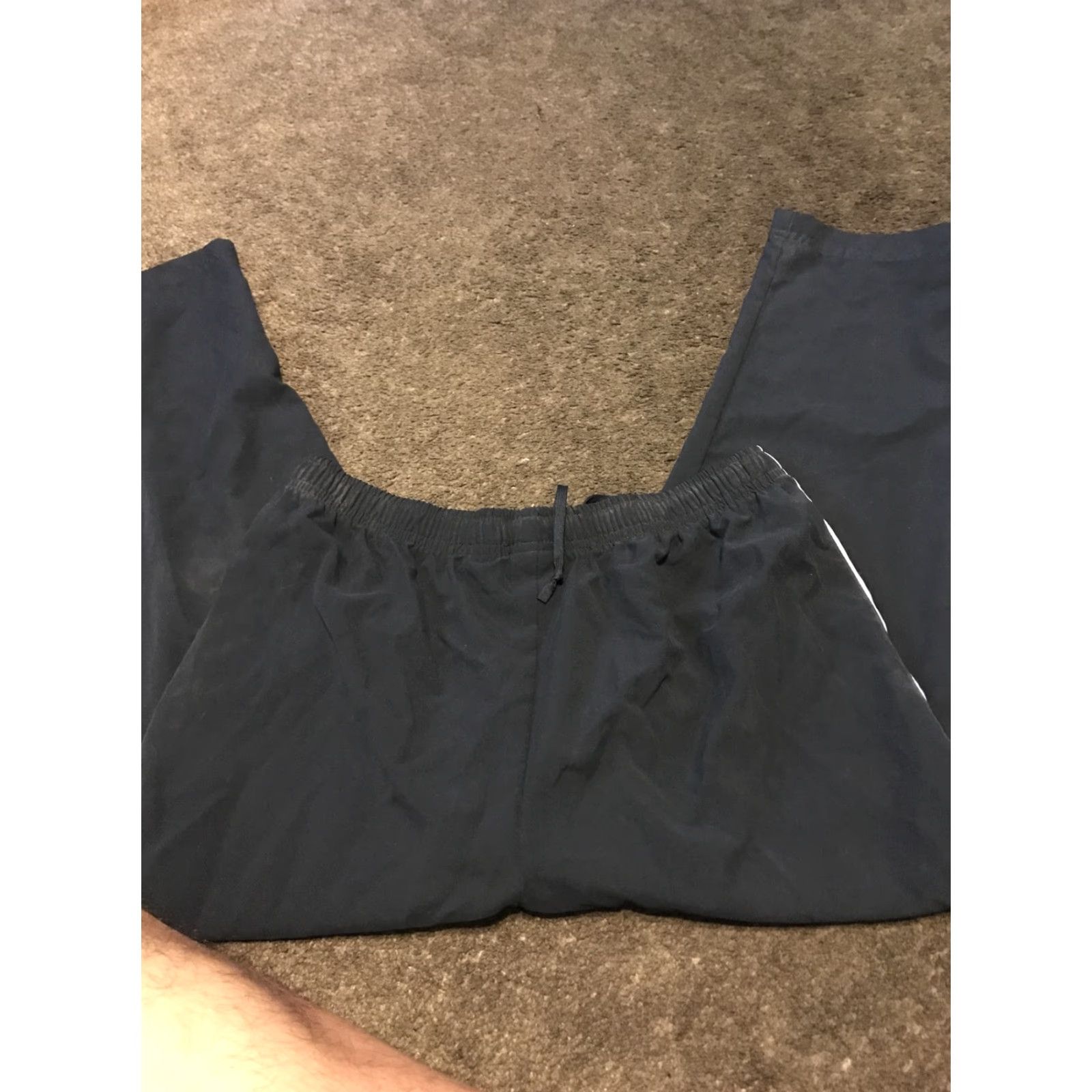 Nike Nike Track Pants Women's L Black Straight Leg Athletic Training Pants Size 36" / US 14 / IT 50 - 6 Thumbnail