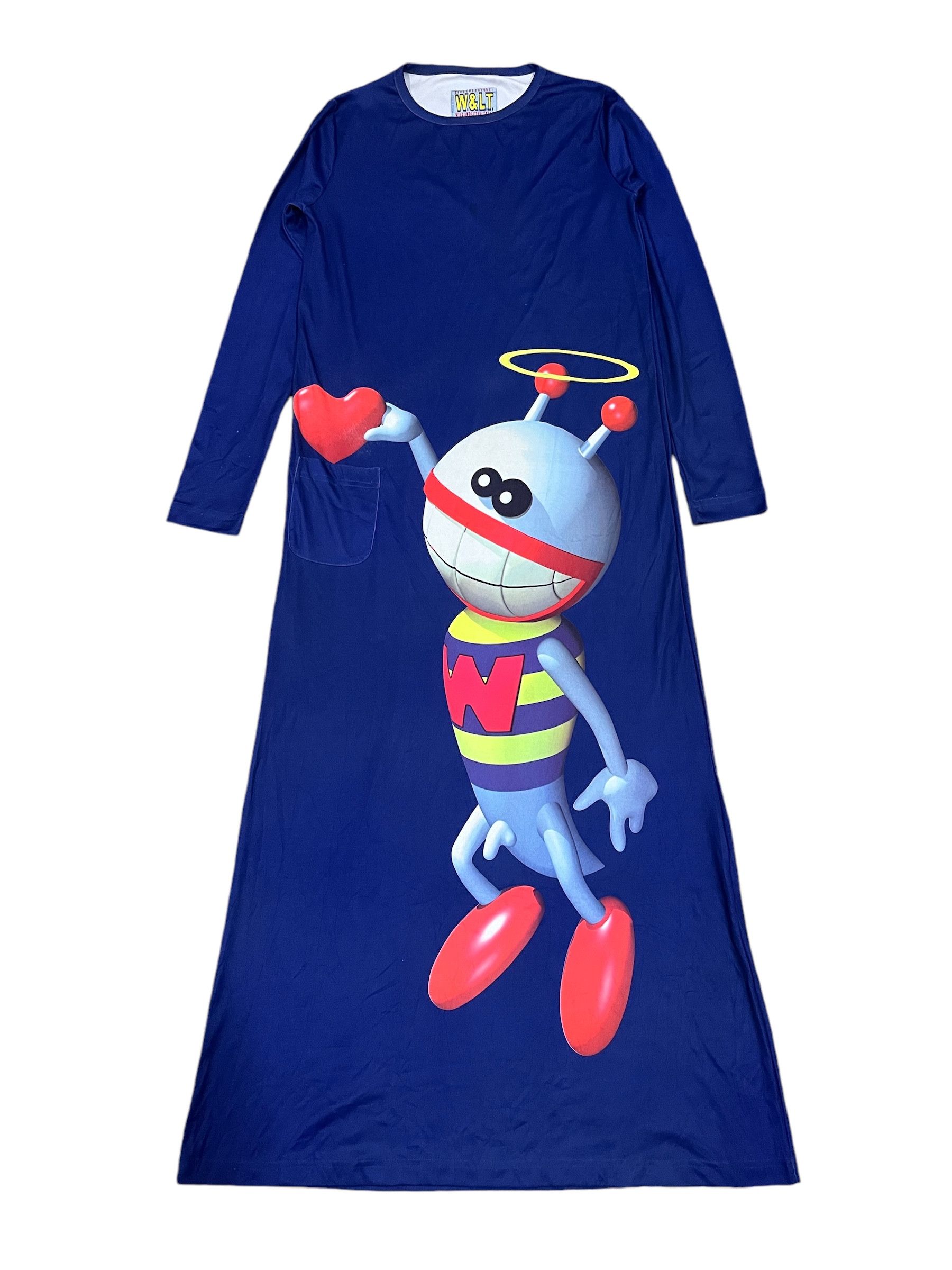 Walter Van Beirendonck Late 90s printed lycra tee dress Size S / US 4 / IT 40 - 2 Thumbnail