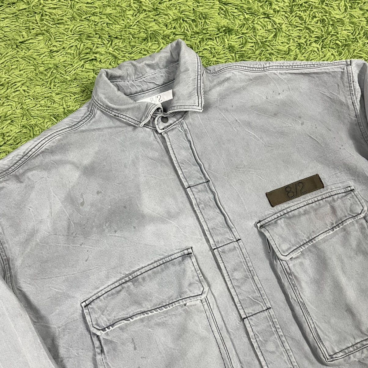 Hudson Hudson Brandon Williams Workwear Baggy Chore Jacket Smoke Size US XL / EU 56 / 4 - 2 Thumbnail