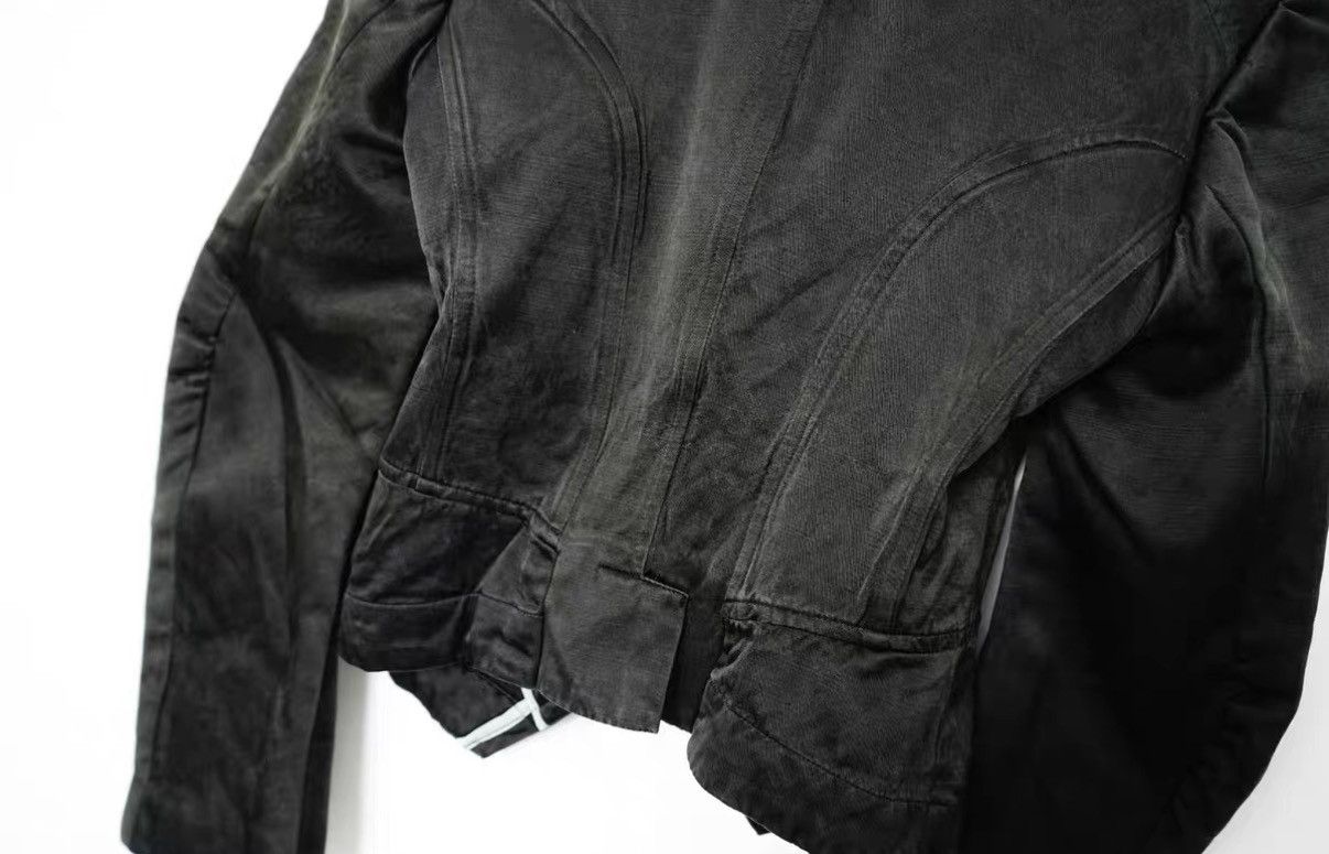 Comme des Garcons Comme des Garçons Silk Blend Draped Curved Sleeve Jacket Size US S / EU 44-46 / 1 - 7 Thumbnail
