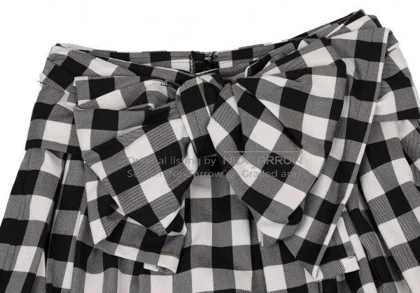 Comme des Garcons Comme Des Garcons size XS Black and White Vintage Bow Desi Size 23" - 6 Thumbnail