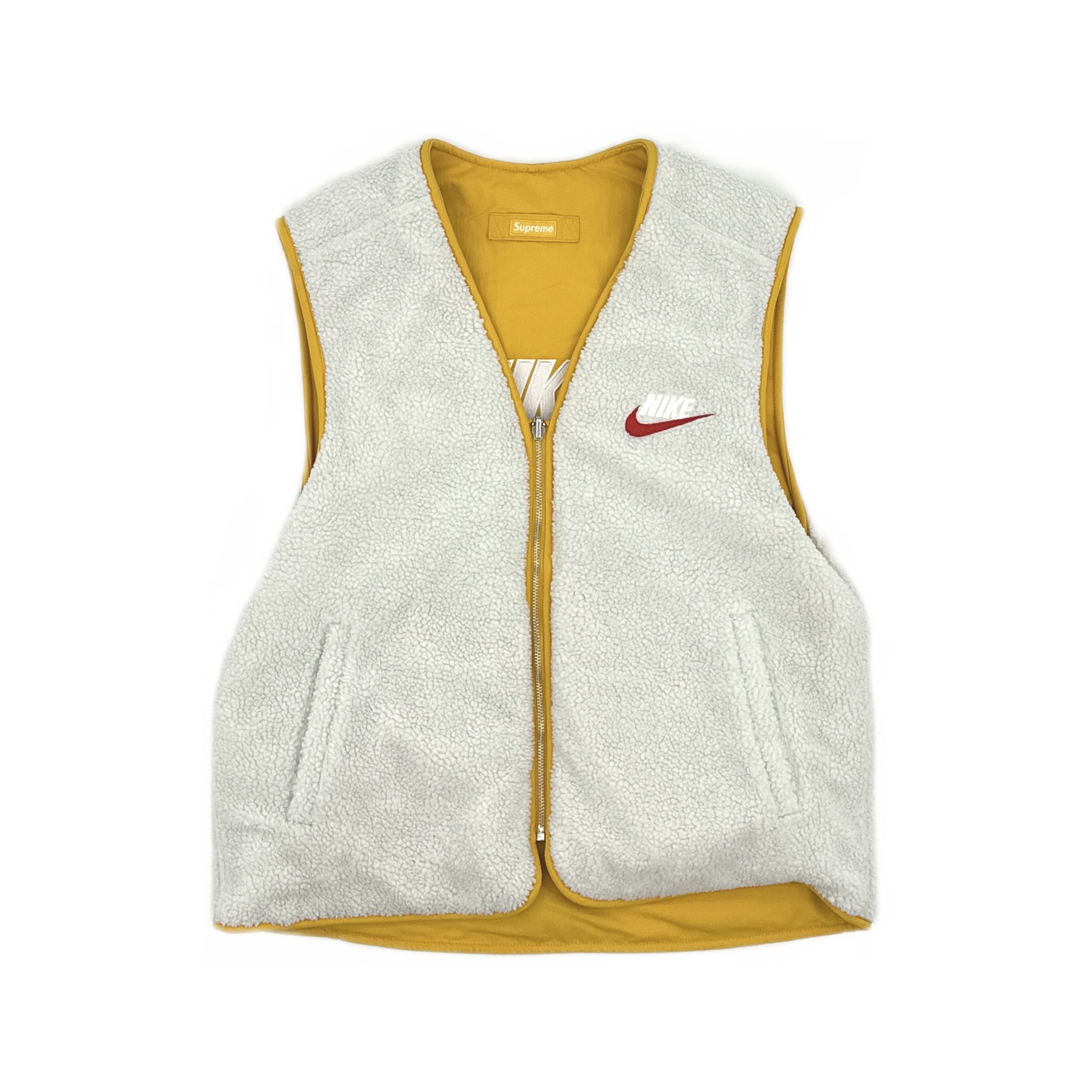 Nike × Supreme Nike x Supreme Reversible Fleece Vest | Grailed