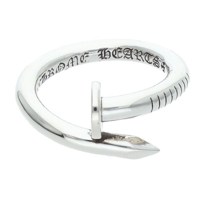 Chrome Hearts Chrome Hearts NAIL FLAT Silver Ring SJ02 Size ONE SIZE - 1 Thumbnail