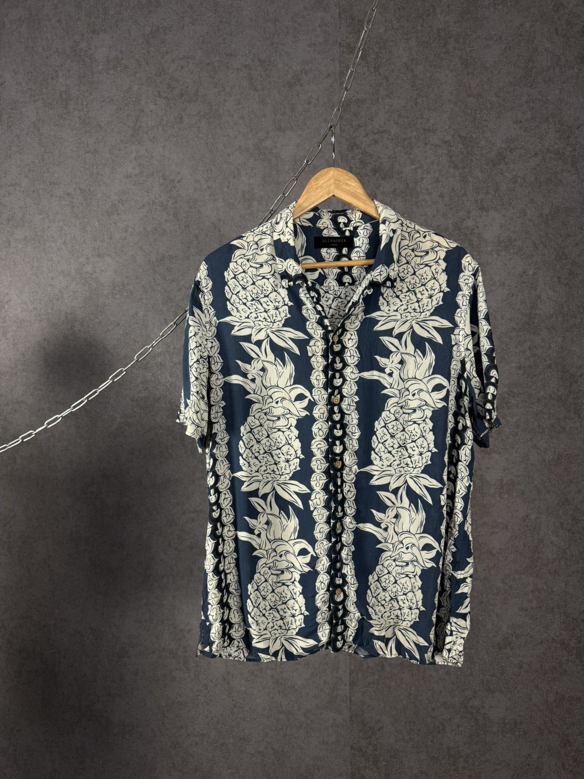Allsaints Allsaints Ananas art designer crazy Hawaiian shirt Size US L / EU 52-54 / 3 - 1 Thumbnail