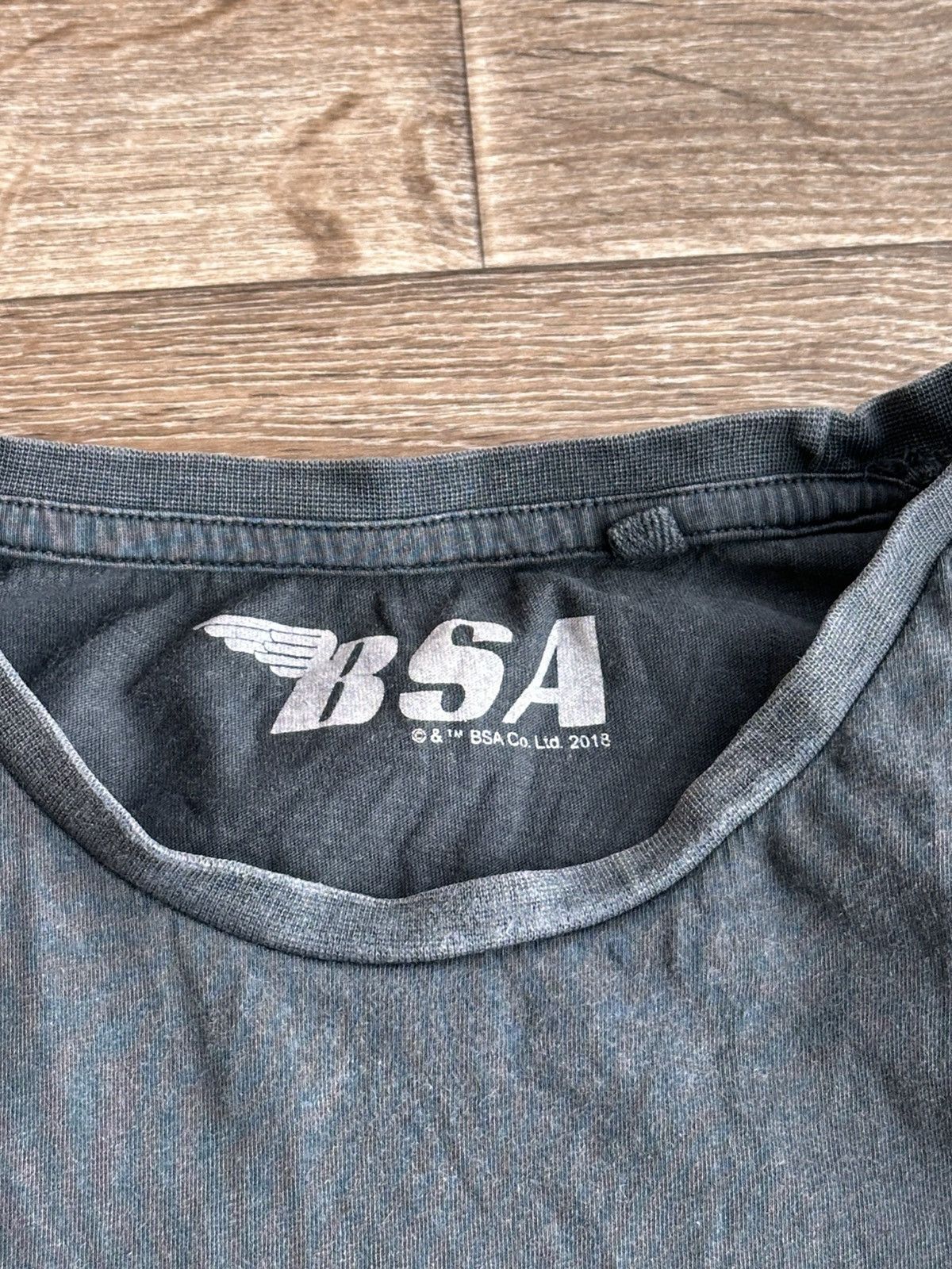 Vintage 🔥 BSA Motorcycles Vintage Retro T Shirt Harley Davidson Bike Size US L / EU 52-54 / 3 - 3 Thumbnail