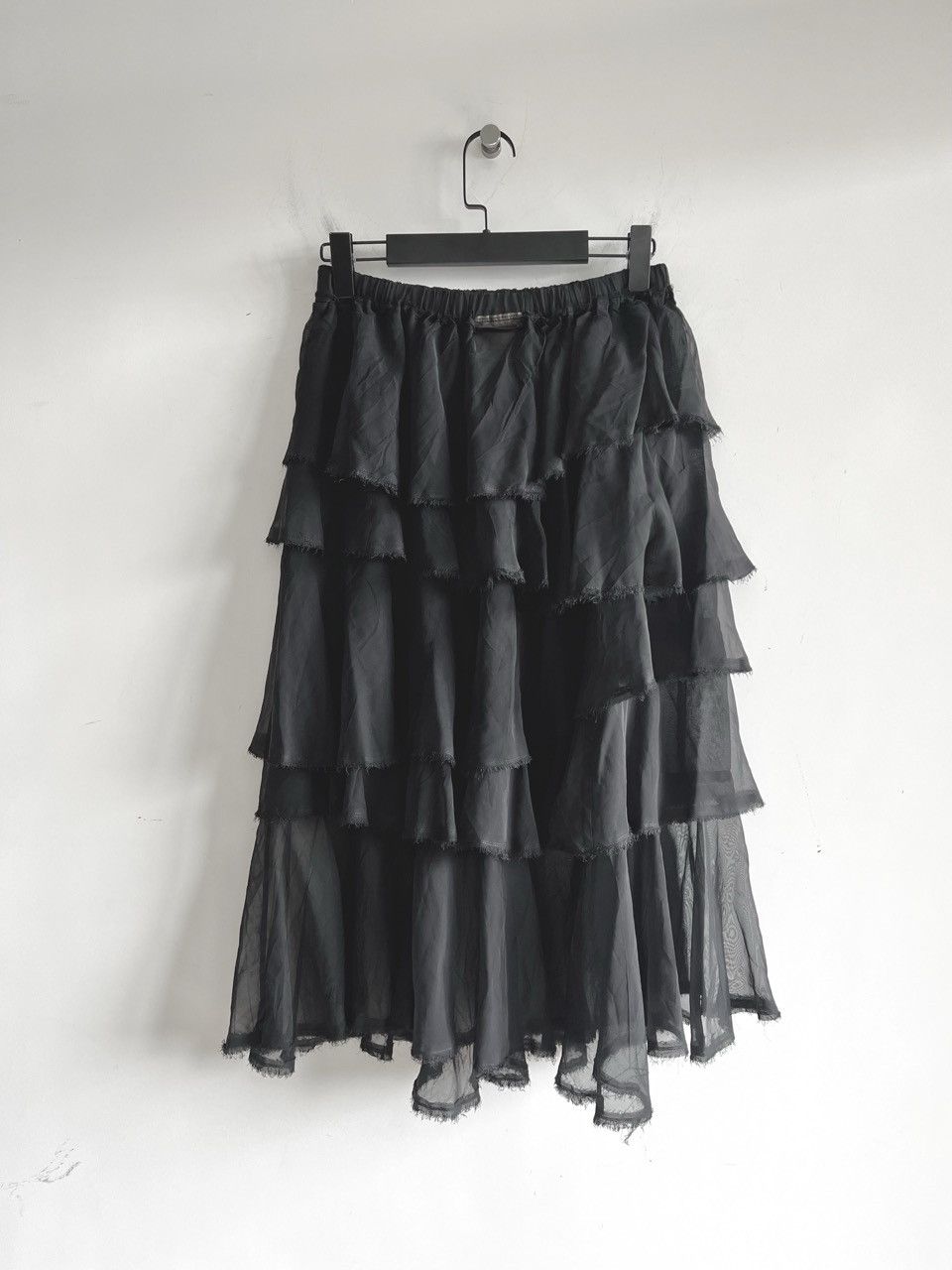 Comme des Garcons COMME des GARCONS - Double Layer Pleated Midi Skirt Size 25" / US 0 / IT 36 - 2 Thumbnail