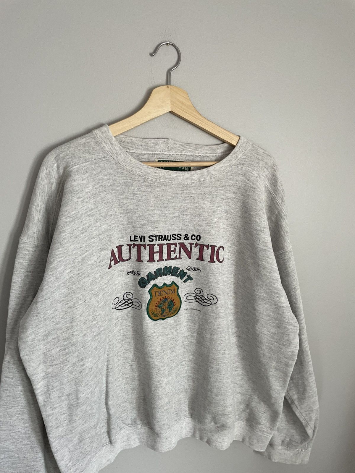 Levi's Vintage 1991 Levi Strauss Boxy Crewneck Size US L / EU 52-54 / 3 - 4 Thumbnail
