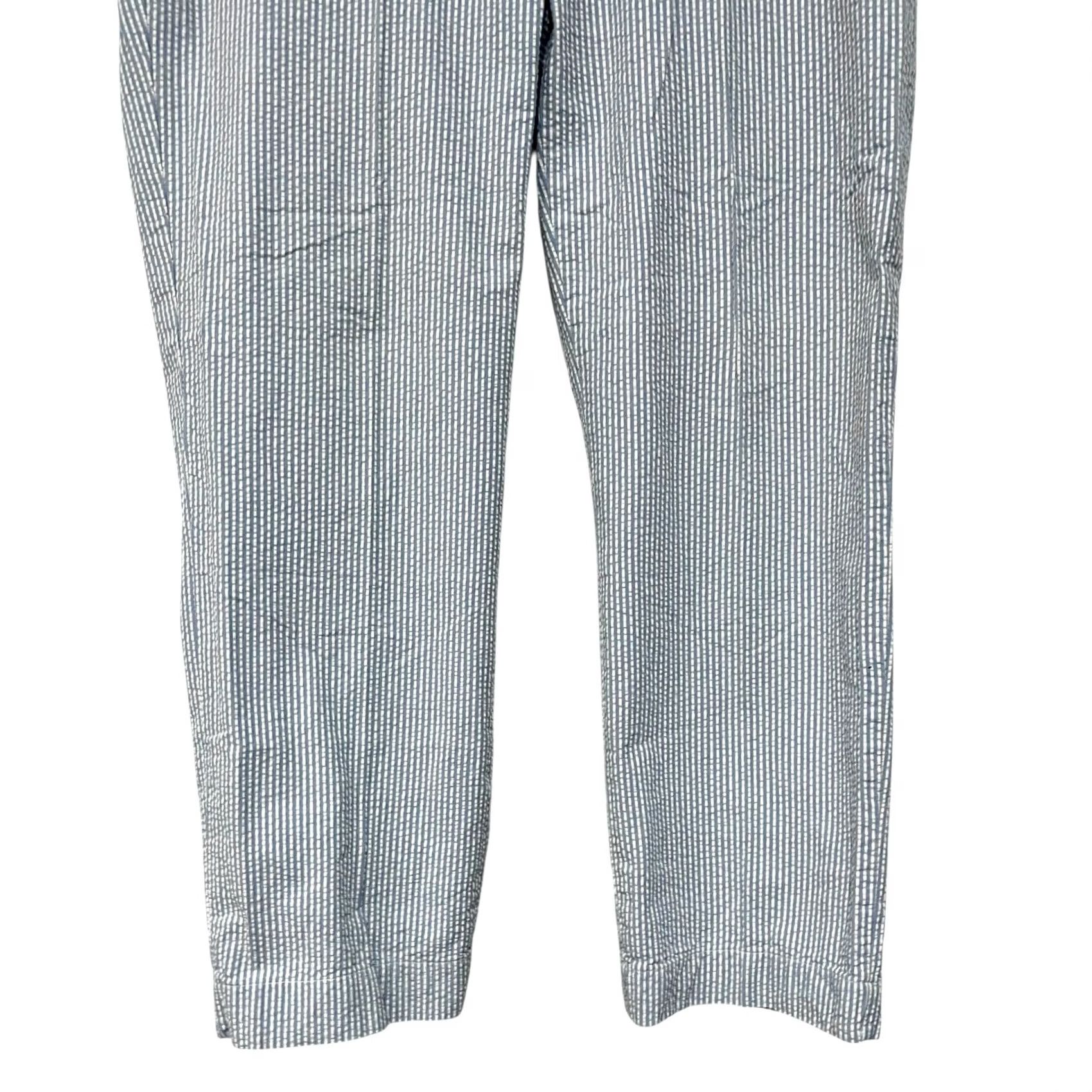 Polo Ralph Lauren Polo Ralph Lauren Seersucker Pants 36x29 Blue/White Striped Flat Front Classic Mens Pants Size US M / EU 48-50 / 2 - 3 Thumbnail