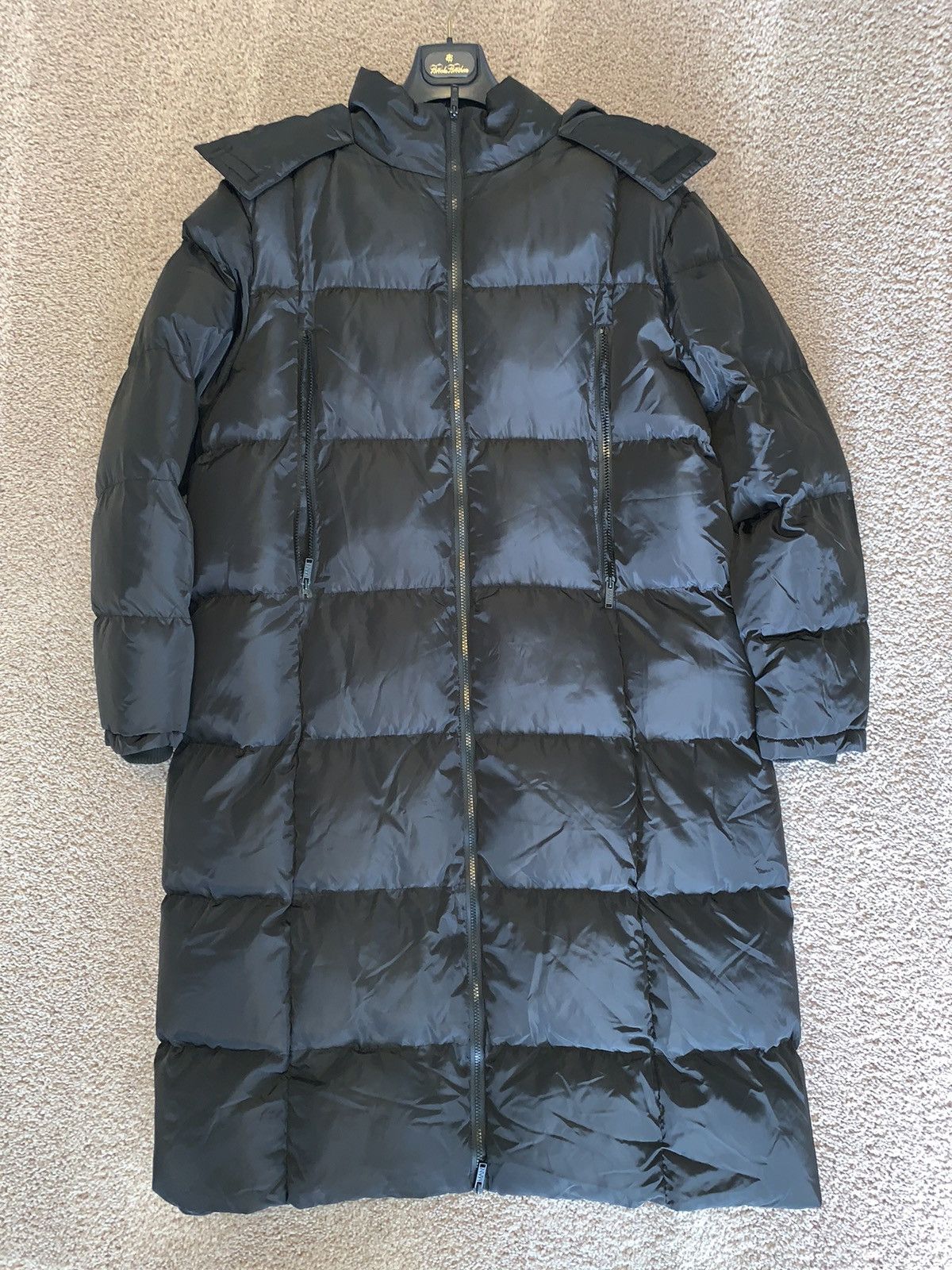 Essentials “SLEEPING BAG JACKET” ANKLE LENGTH HOODED PUFFER STORM COAT Size US XL / EU 56 / 4 - 1 Thumbnail