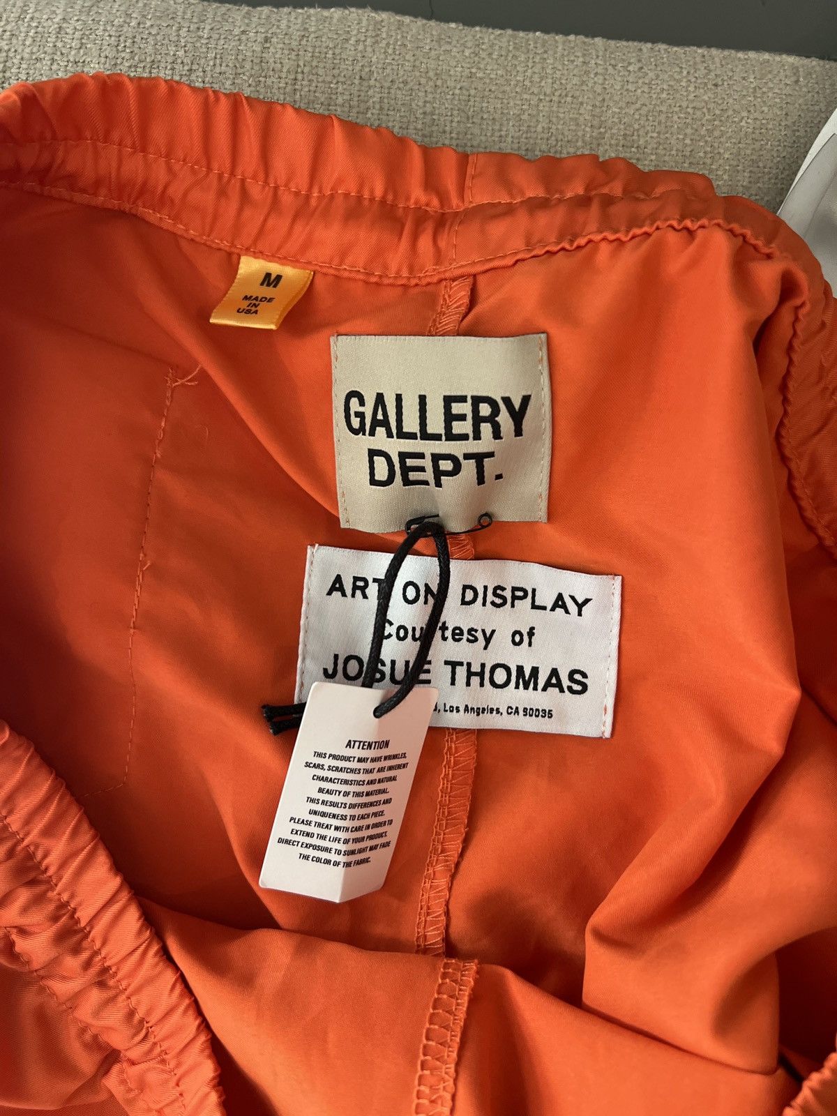 Gallery Dept. Gallery Dept. Zuma Nylon Shorts Orange Size US 30 / EU 46 - 3 Thumbnail