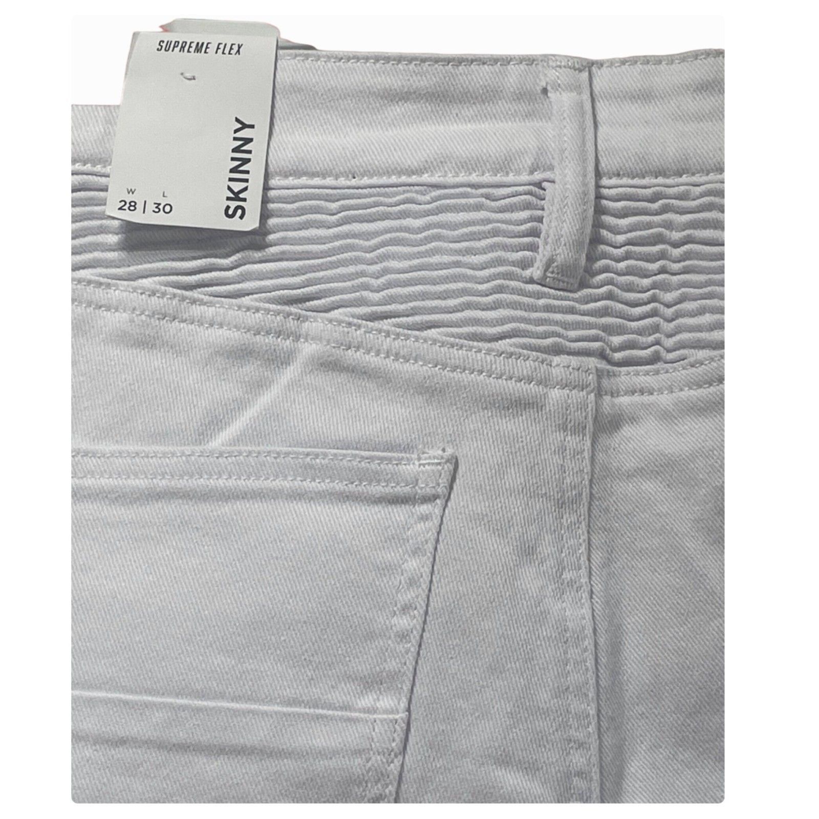 rue21 Rue 21 - Men's Supreme Flex Skinny Jeans Distressed - White Size US 28 / EU 44 - 14 Thumbnail