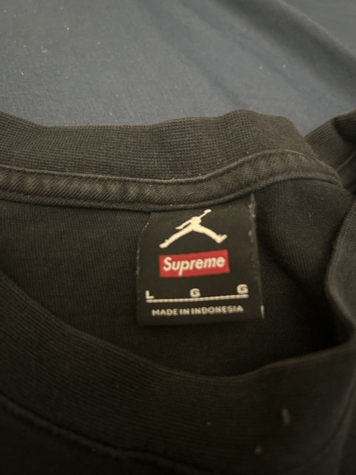 Jordan Brand Supreme X Jordan Tee Size US L / EU 52-54 / 3 - 2 Thumbnail