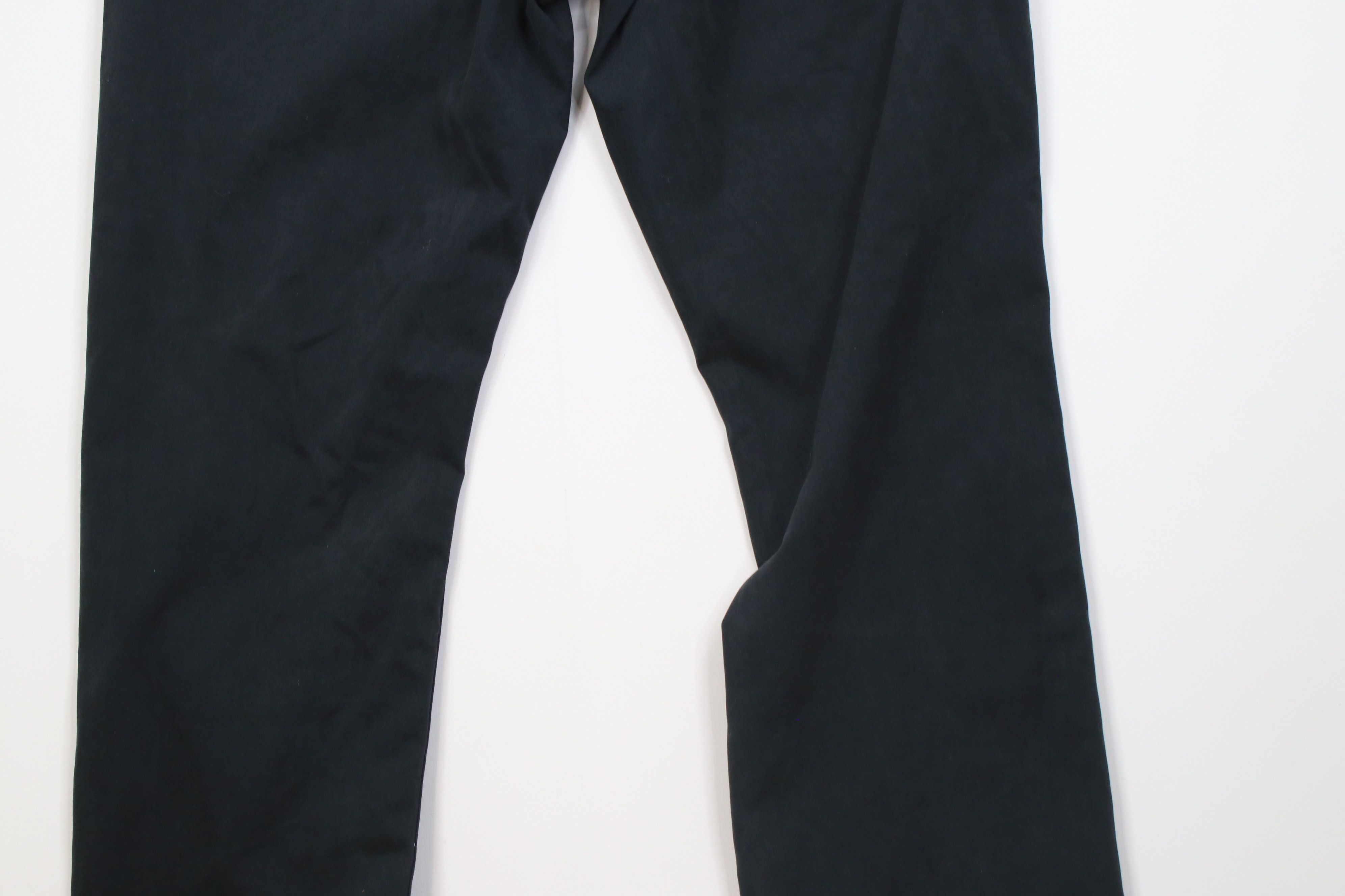 Polo Ralph Lauren Vintage Y2K Ralph Lauren Slim Straight Leg Pants Black Size US 33 - 13 Thumbnail