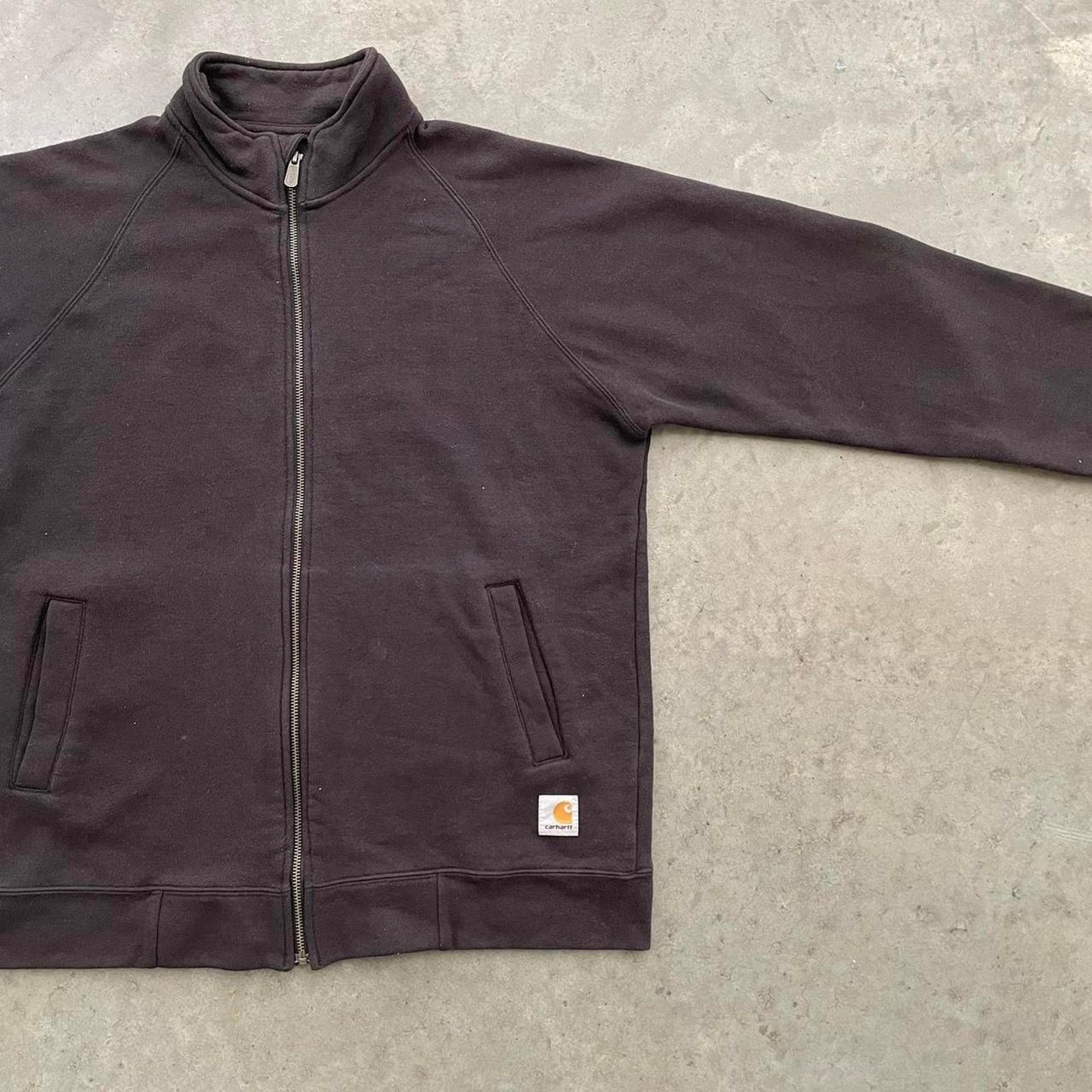 Carhartt Vintage Carhartt Black Zip-Up Sweater Size US L / EU 52-54 / 3 - 3 Thumbnail